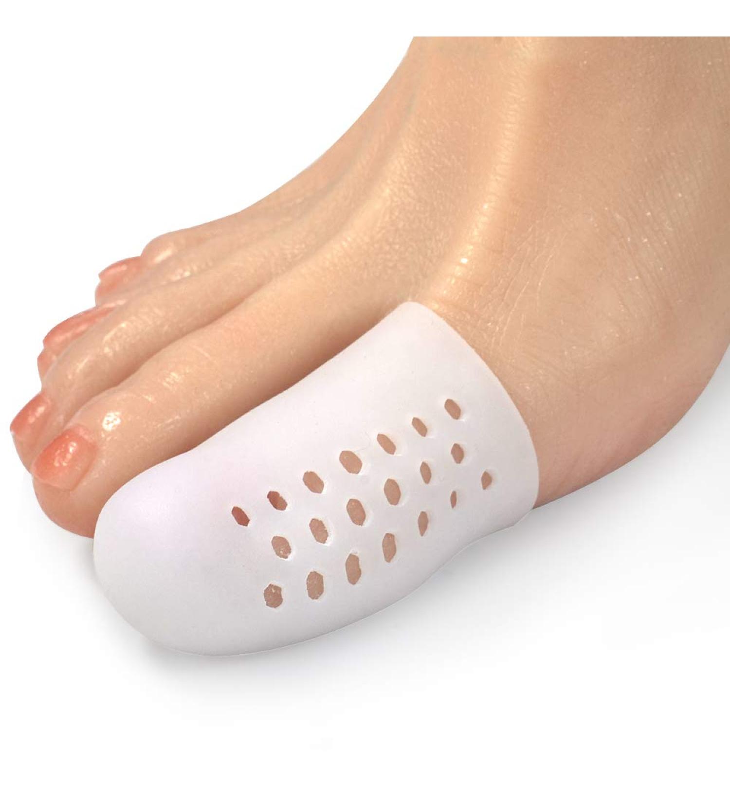 Big Toe Caps - 10 Pack Breathable Gel Toe Cover Protectors for Corns, Blisters, and Toenails - Pain Relief for Men and Women - Buy Online on GoSupps.com