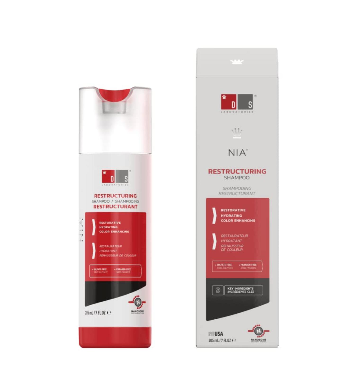 Nia Shampoo that restores damaged dry and dull hair 205 ml - Buy Online on GoSupps.com
