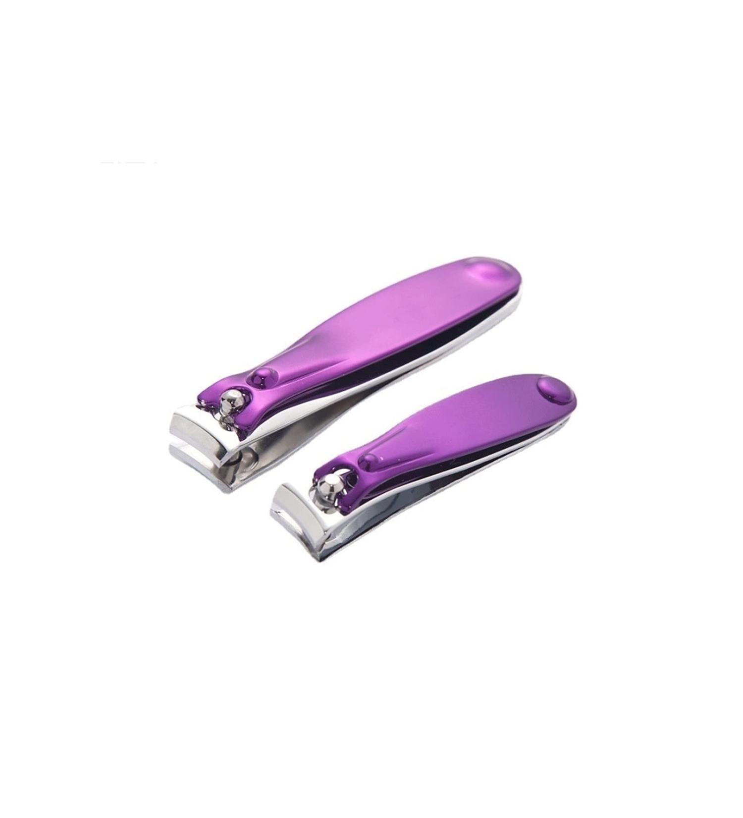 UNbit Nail Clipper Purple Nail Art Clipper Carbon Steel Pedicure Scissors Trimmer Nails Cuticle Clipper Manicure Edge Cutter Scissor Nail Tool - Buy Online on GoSupps.com