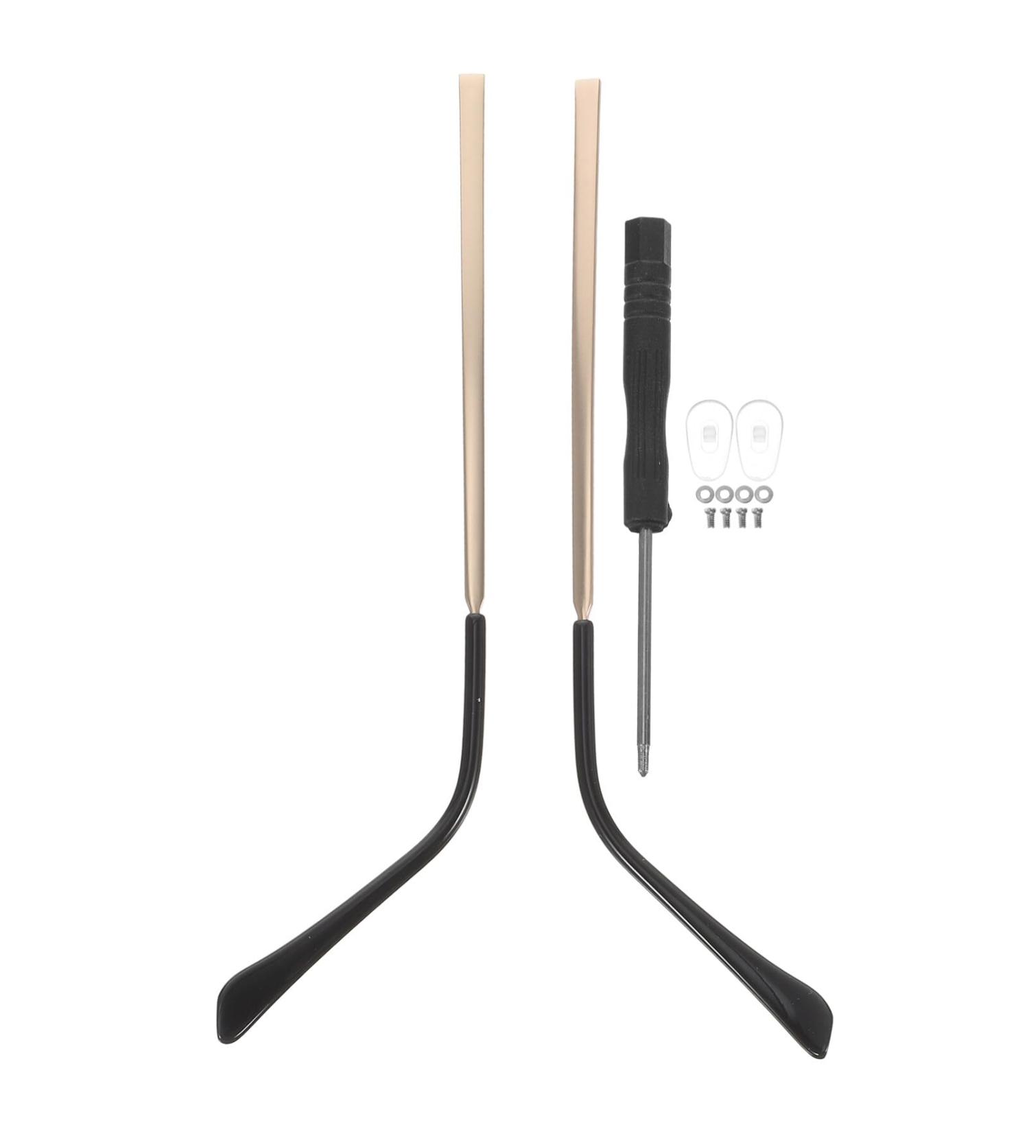 Operitacx Protective Glasses Holder & Replacement Parts - Sunglasses Arm Legs Metal Screwdriver Golden 13.6x0.6cm | International Shipping - Buy Online on GoSupps.com
