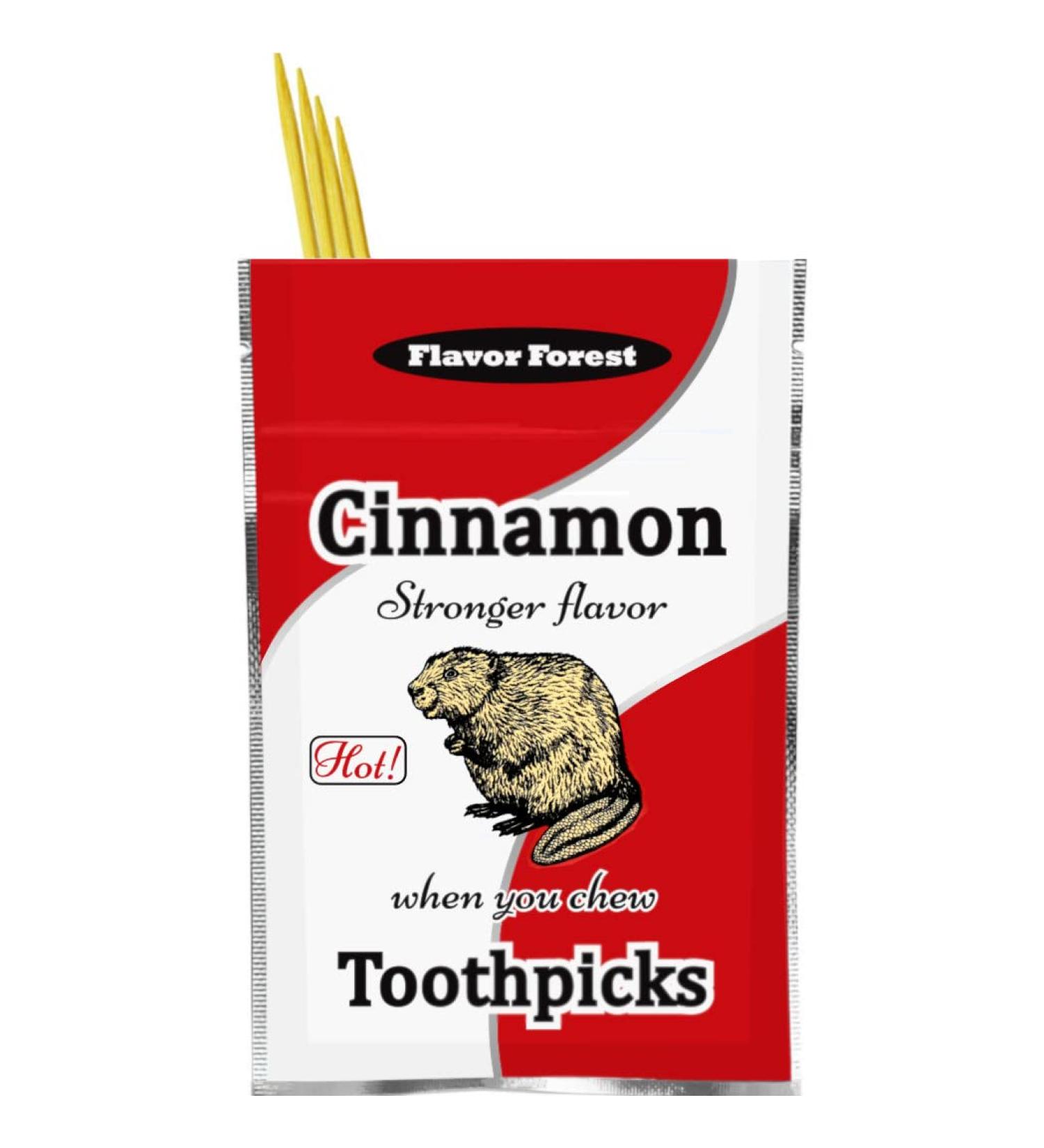 Hot Cinnamon Toothpicks 100ct - Intense Cinnamon Flavor for Fresh Breath - Buy Online on GoSupps.com