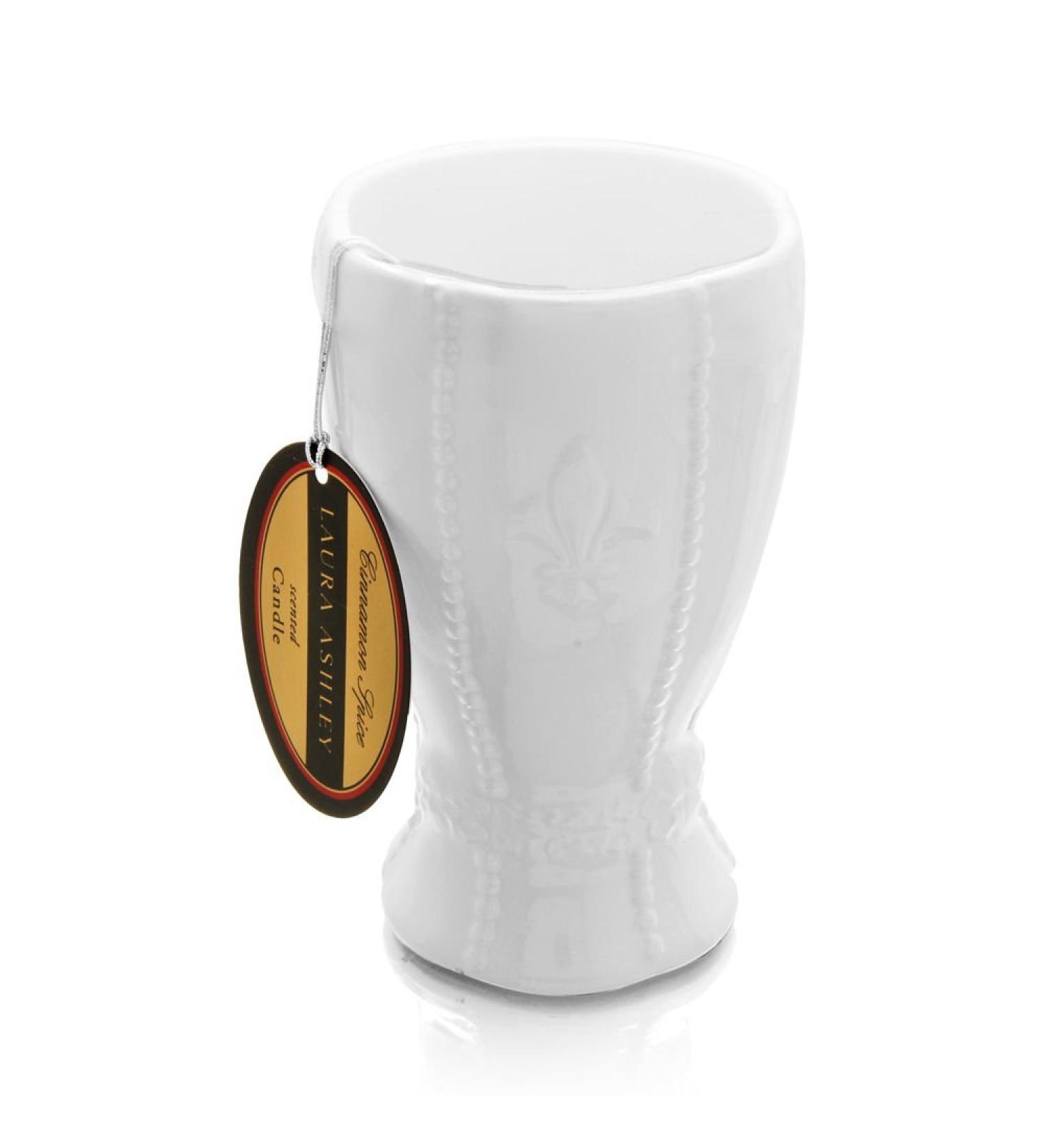 Laura Ashley Ceramic Scented Candle Cinnamon Spice