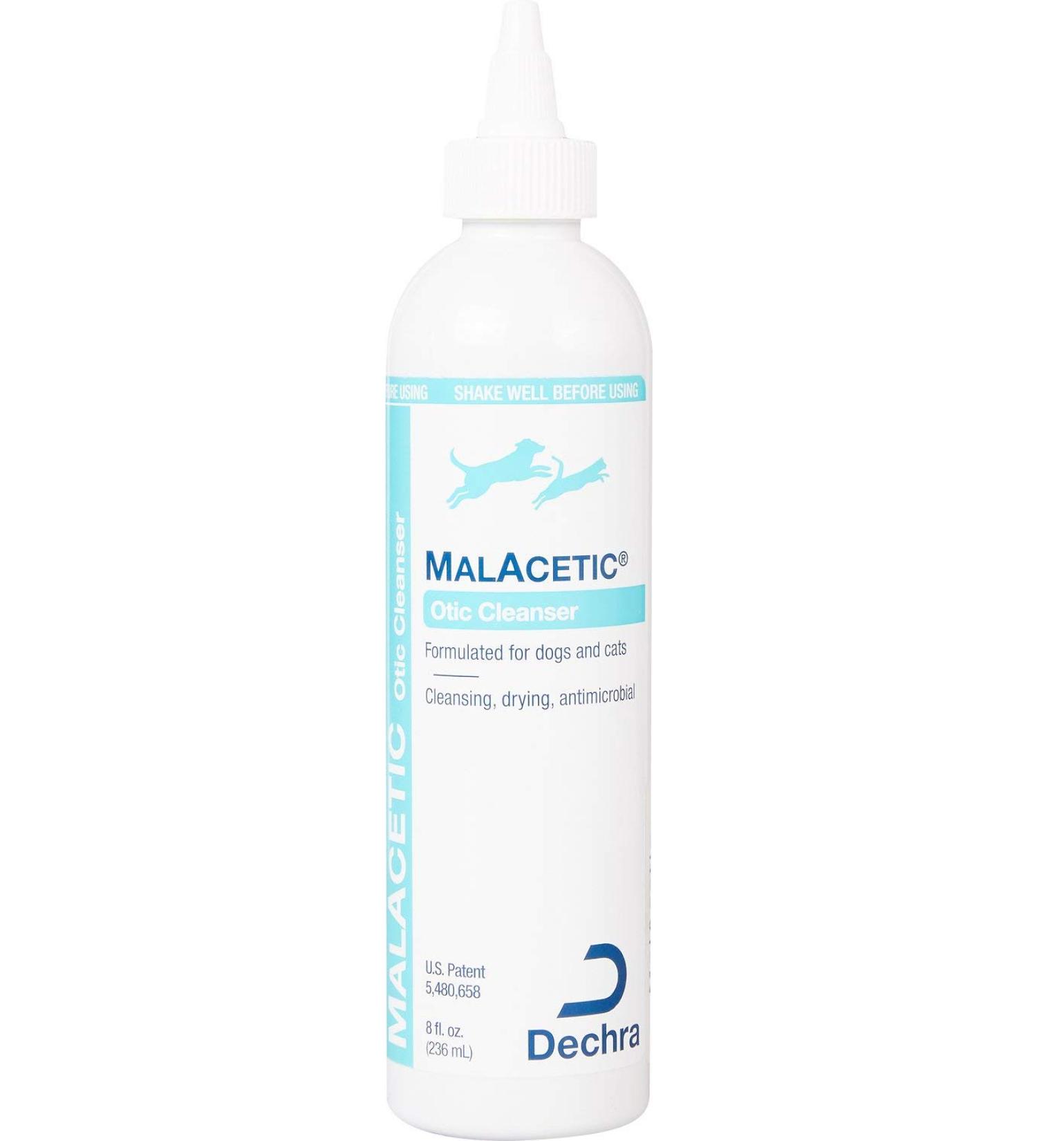 Dechra MalAcetic Otic Cleanser for Cats and Dogs 8 oz