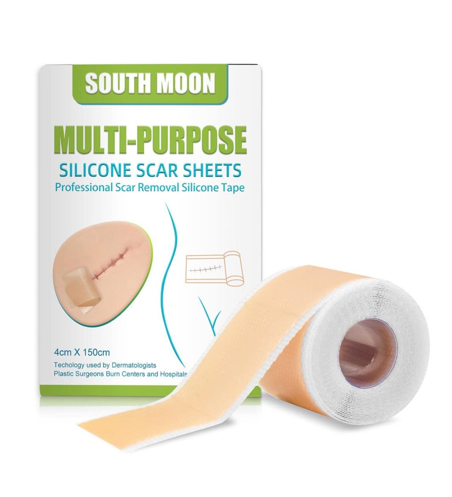 Silicone Scar Gel Strip - Efficient Scar Treatment for Surgery, Acne & Trauma - 4 * 150cm - Buy Online on GoSupps.com