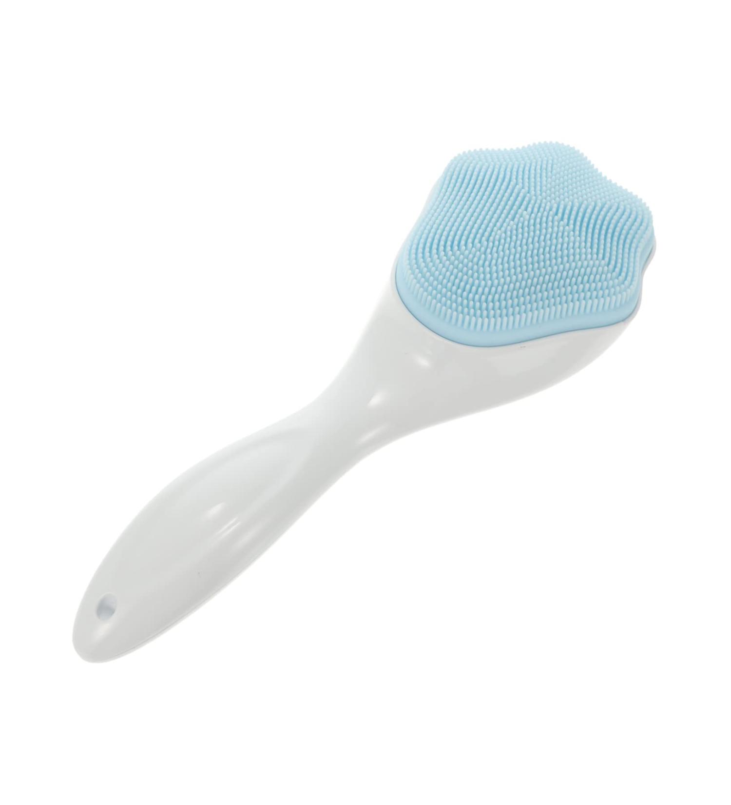 minkissy Silicone Face Brush Face Wash Brush Handle Face Brush Facial Cleansing Brush Silicone Rubber Face Scrubber Face Cleaner Face Brush Cleansing Travel Silica Gel Makeup Remover Soft Blue 15.3x5.2cm - Buy Online on GoSupps.com