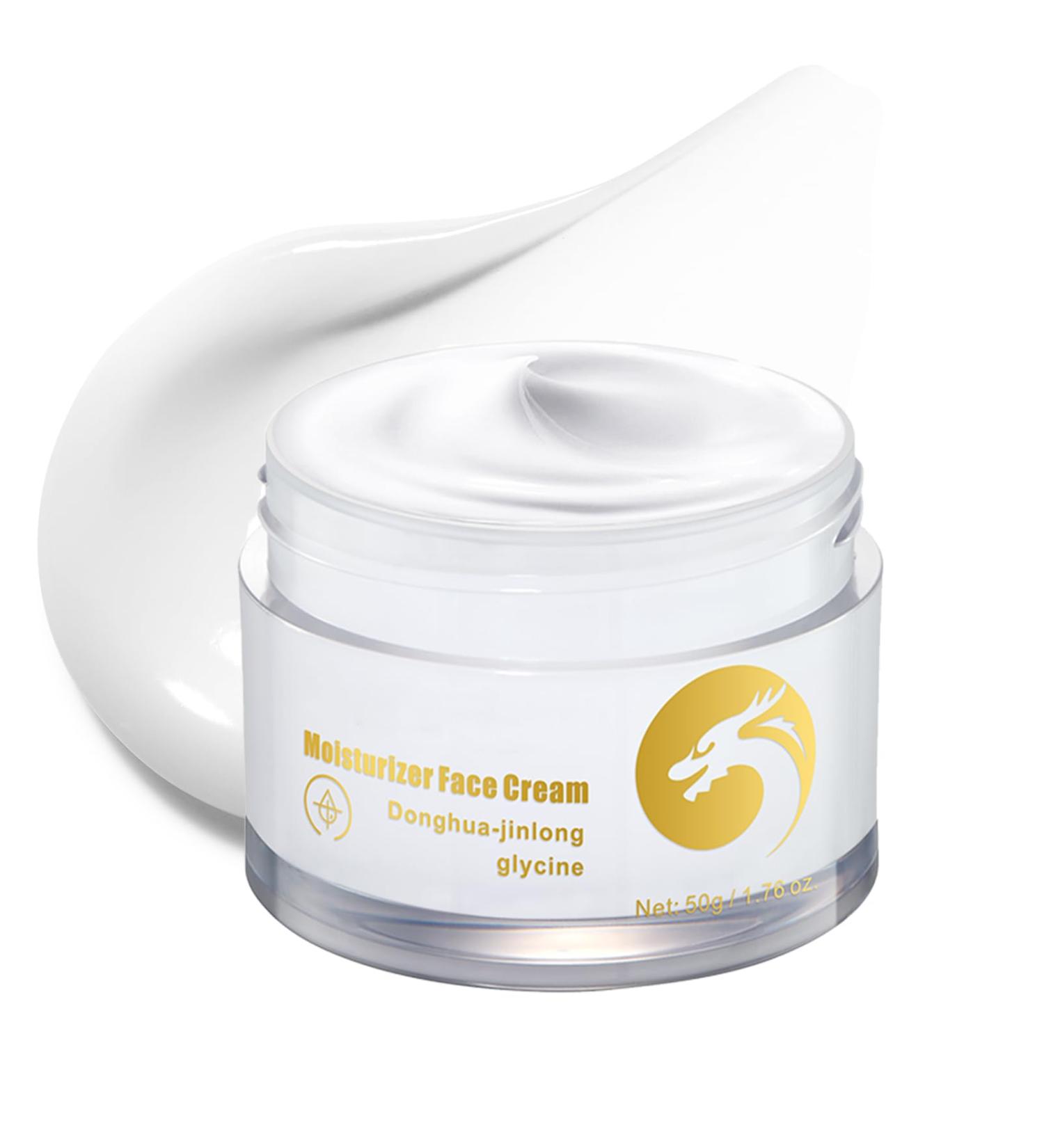 Glycine Face Moisturiser - Face Cream for Women - Lasting Moisturiser Face Women - Deep Hydration Anti Aging&wrinkle Face Cream - Bright Skincare Balanced Oil Secretion 50g - Buy Online on GoSupps.com
