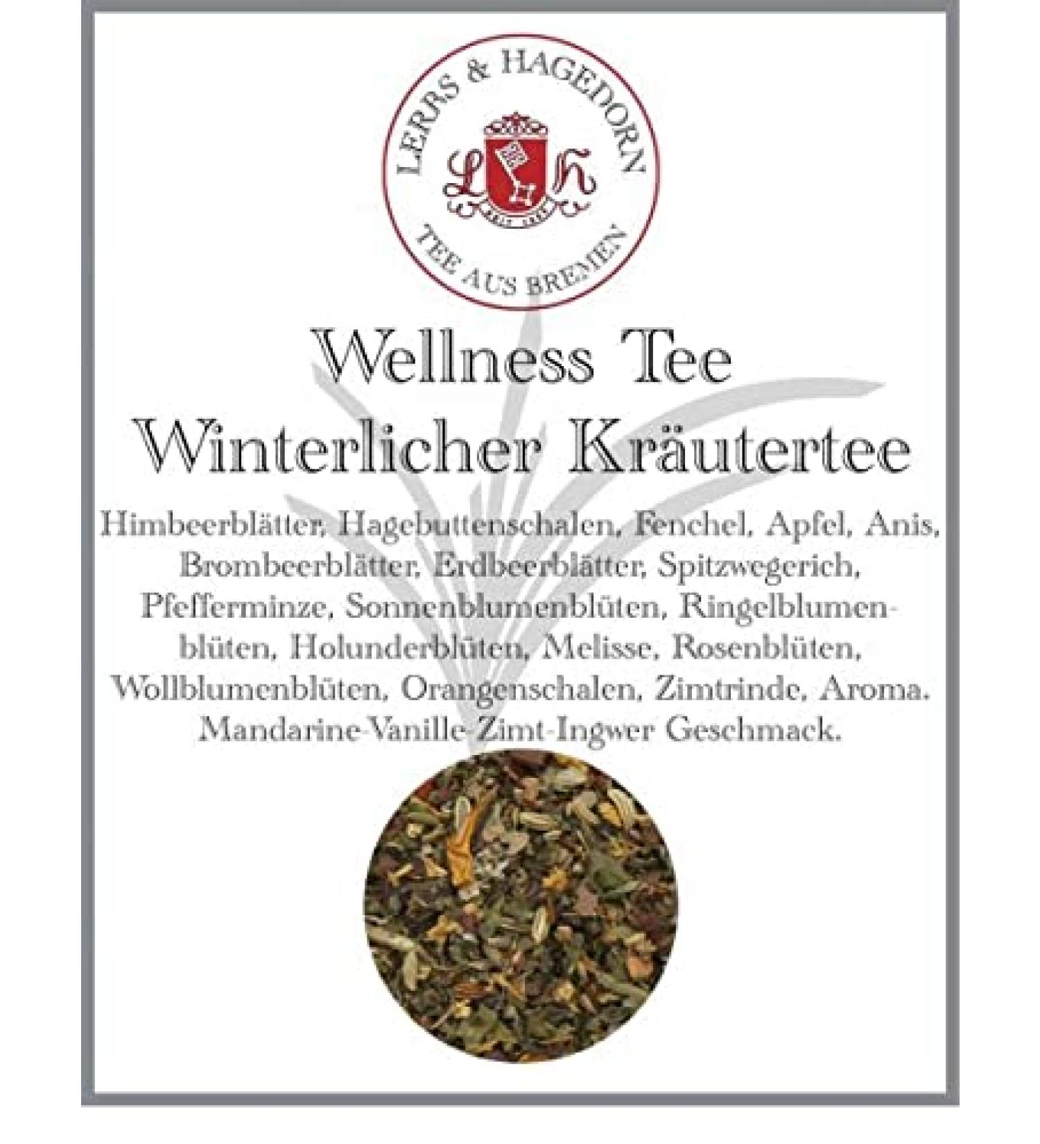  Lerbs & Hagedorn Wellness Winter Herbal Tea 250g - Buy Online on GoSupps.com