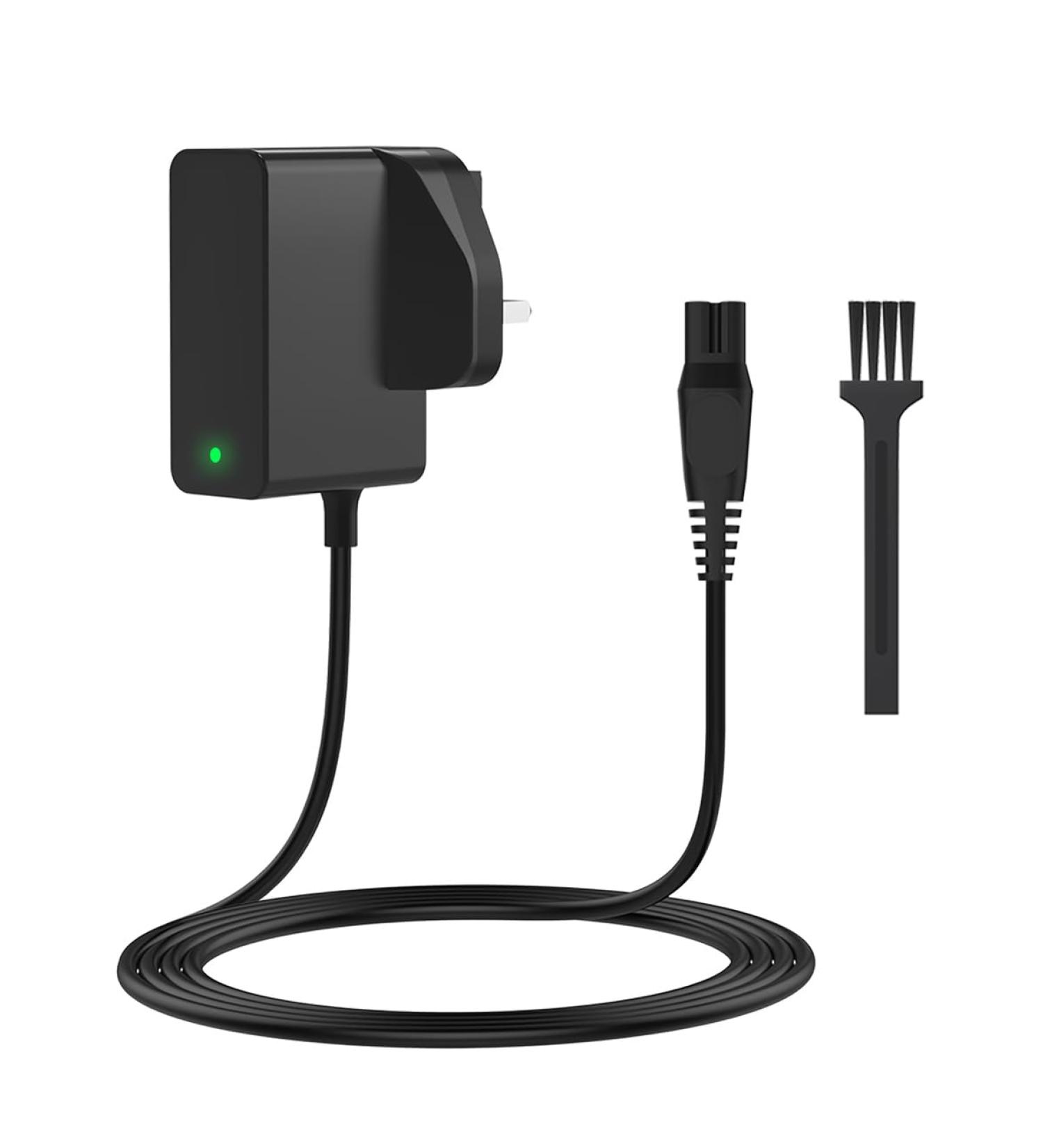 15V Philips Shaver Charger HQ8505 Cable UK for Series 3000-9000 | Beard Trimmer & Electric Razor Power Lead (Light/Brush) - Buy Online on GoSupps.com