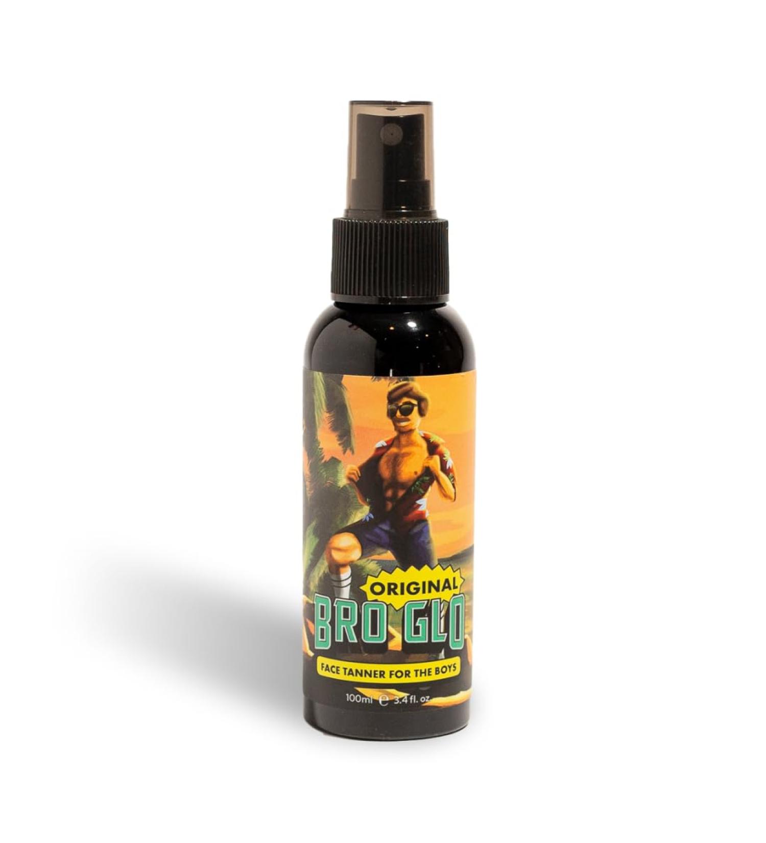 Bro Glo Self Tanner for The Boys - Quick Application Foam Mousse - Easy Sunless Tan For Your Face - Oil Free Water Based for Faster Skin Drying Face Tanner - V.2 - Buy Online on GoSupps.com