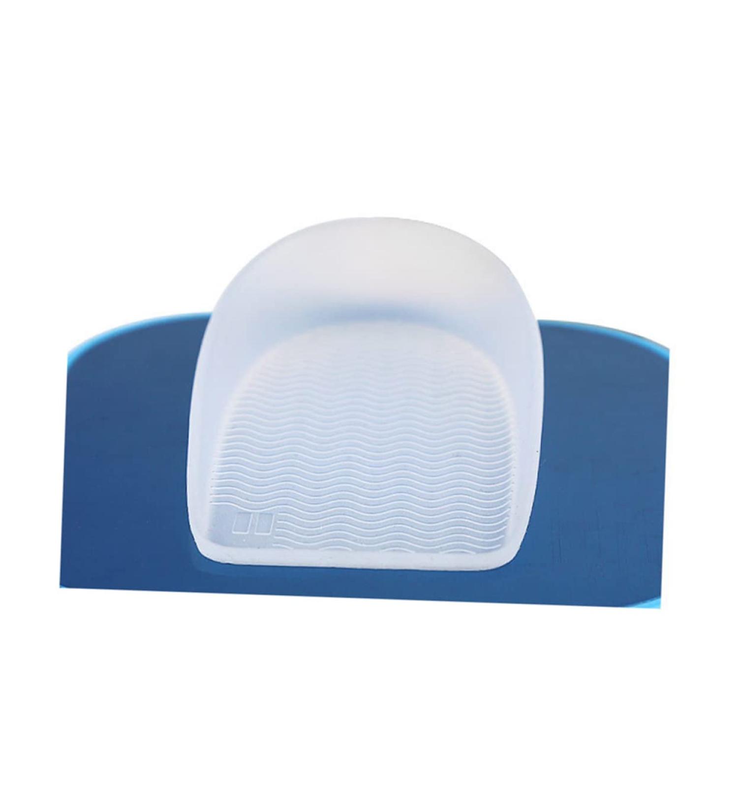 NOLITOY Height Increasing Insoles - Silicone Heel Cups & Metatarsal Pads for Plantar Support - Comfortable White Pads for Heel Lift and Height Enhancement - Buy Online on GoSupps.com