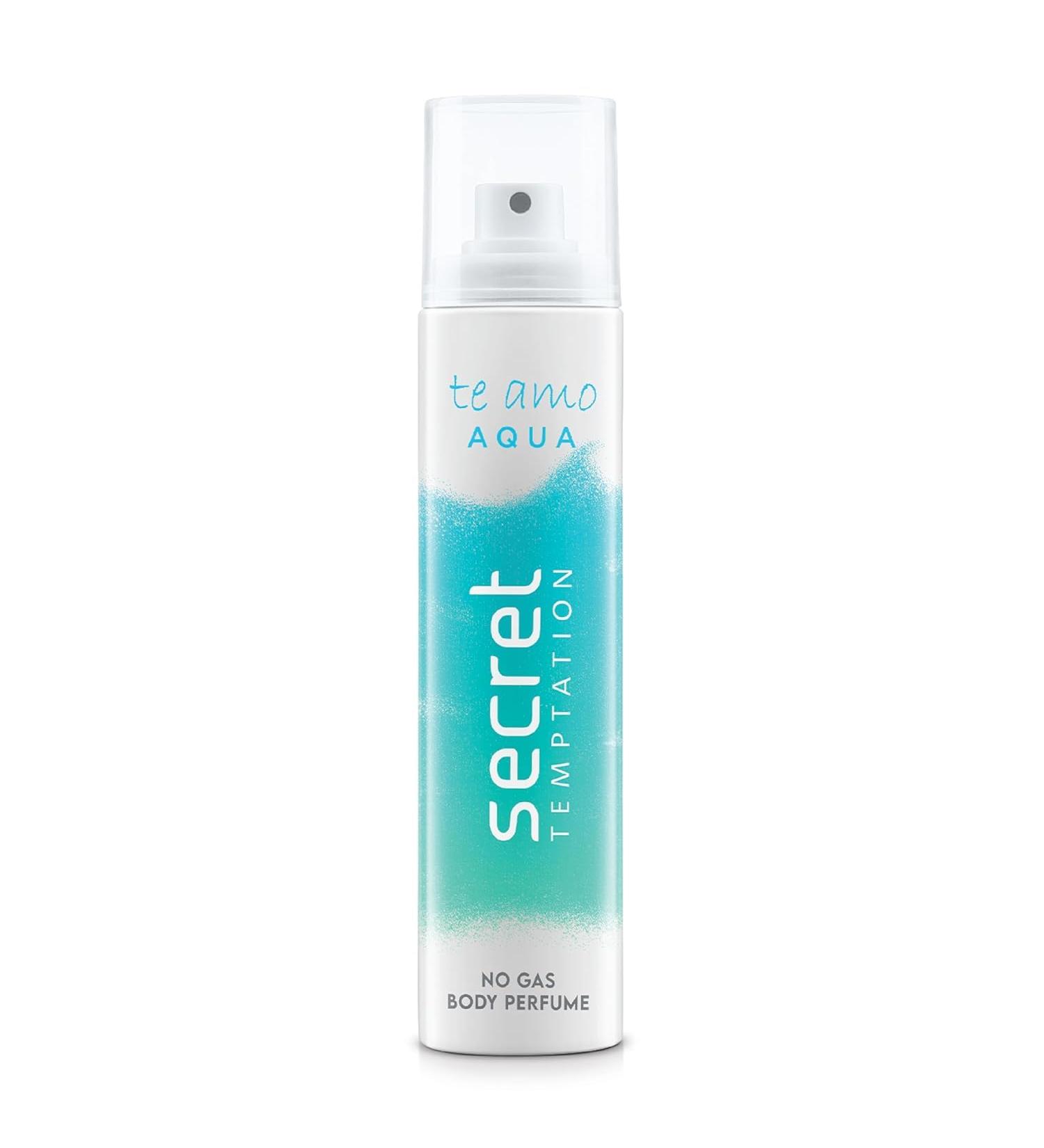 Se.cret Te.mptation Te A.mo Aqua Perfume Body Spray for Women 120ml - Buy Online on GoSupps.com