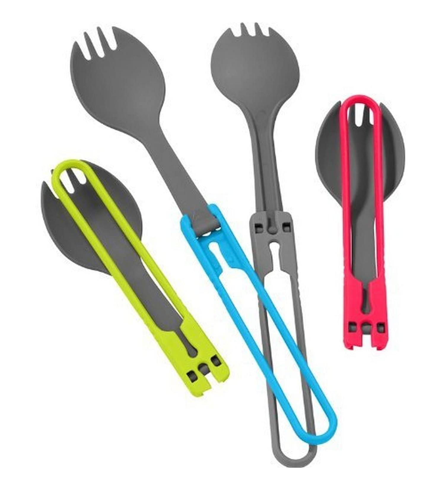 MSR 4-Piece Folding Camping Spork Set