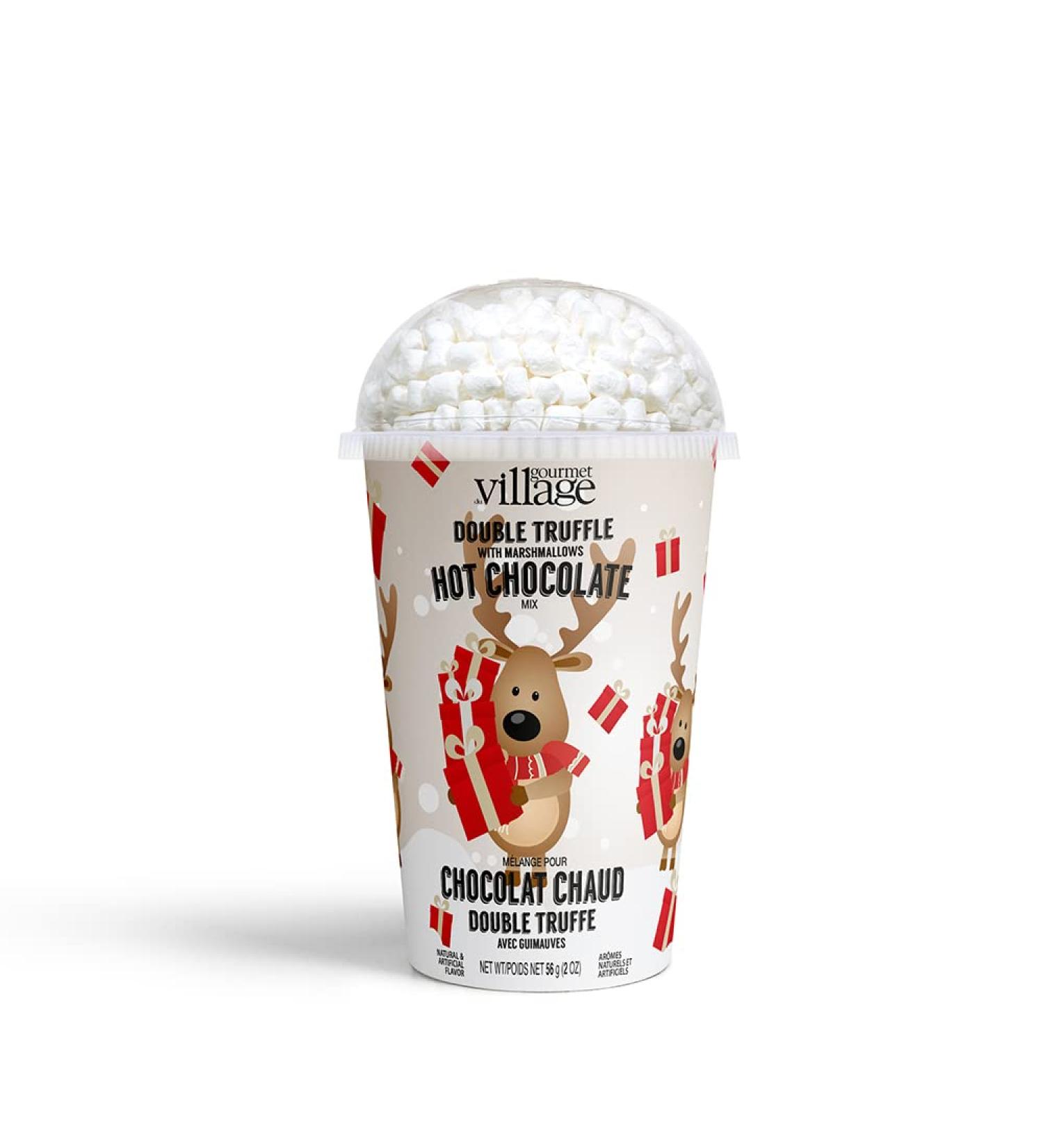 Gourmet du Village HOT Chocolate Cup Retro Reindeer 58 Grams Chocolate Retro Reindeer 58 g (Pack of 1) - Buy Online on GoSupps.com