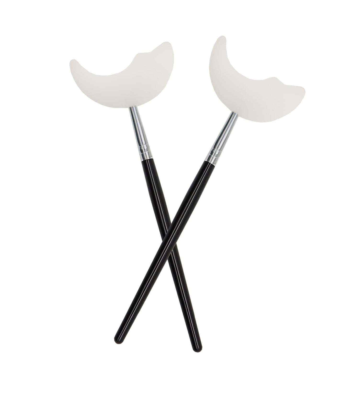 2 Pcs Reusable Lash Shield & Mascara Guard Shields - Black Handle | Under Eye Guards for Eye Makeup Application - Buy Online on GoSupps.com