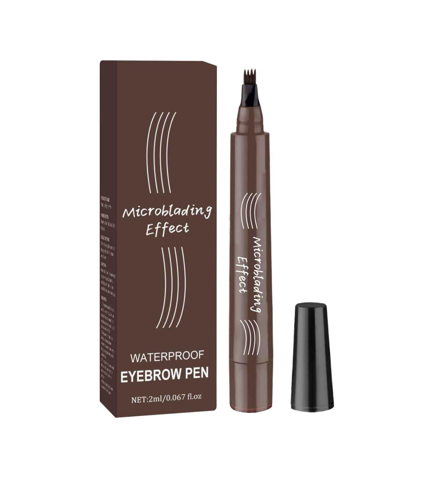 Eyebrow Pencil with 4 Tip for Natural Eyebrow Makeup Eyebrow Long-Lasting Eye Brow Pencils for Women Eyebrow Pen (02) - Buy Online on GoSupps.com