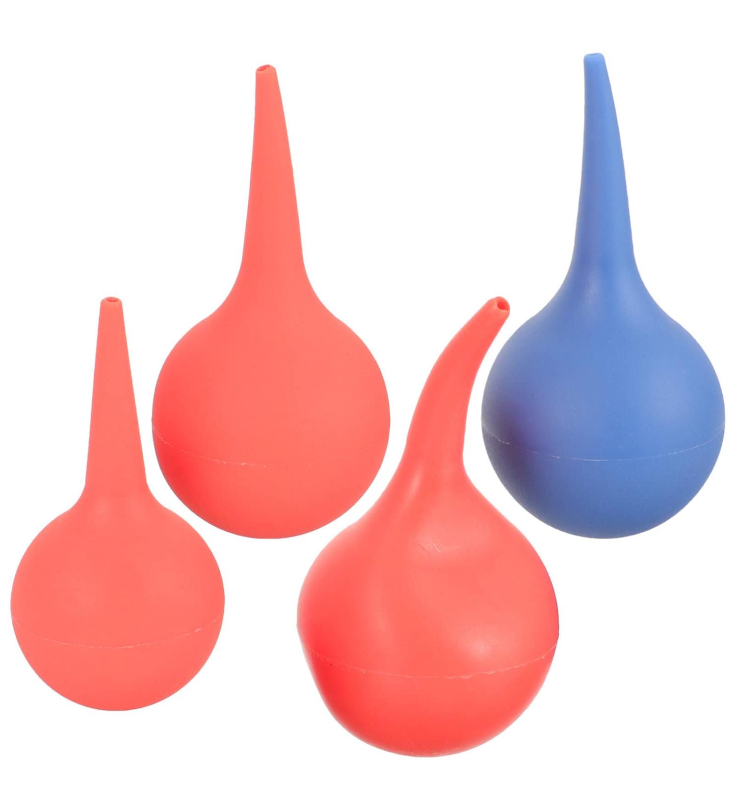 INOOMP Ear Syringe Hand Bulb - 4pcs 30ml 60ml 90ml - Kids Nasal Aspirator & Dust Cleaner - Adults Laboratory - Buy Online on GoSupps.com