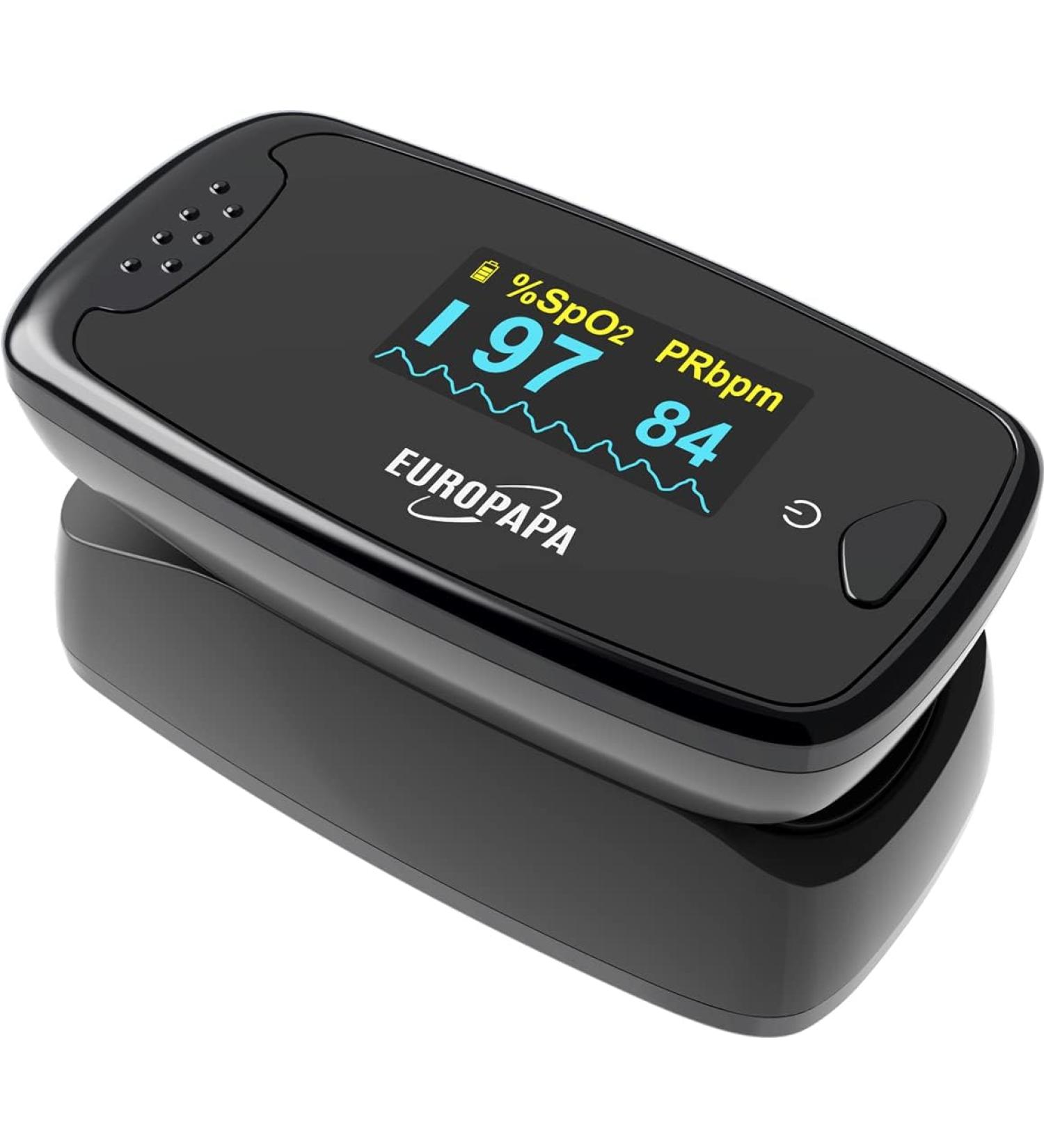 Europapa Finger Pulse Oximeter - Accurate SPO2 Measurement for Adults OLED Display Fast Shipping - Buy Online on GoSupps.com