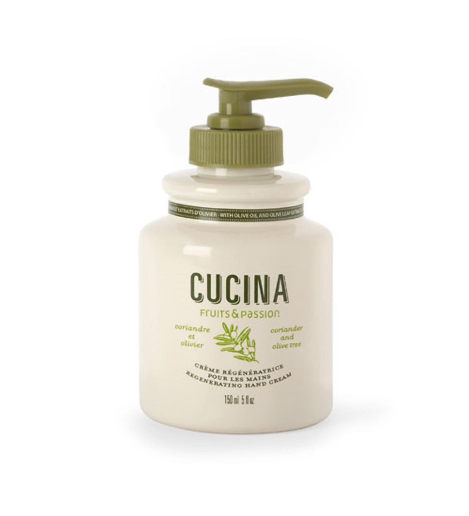 Cucina Regenerating Hand Cream - 5.07 fl.oz. - Coriander and Olive