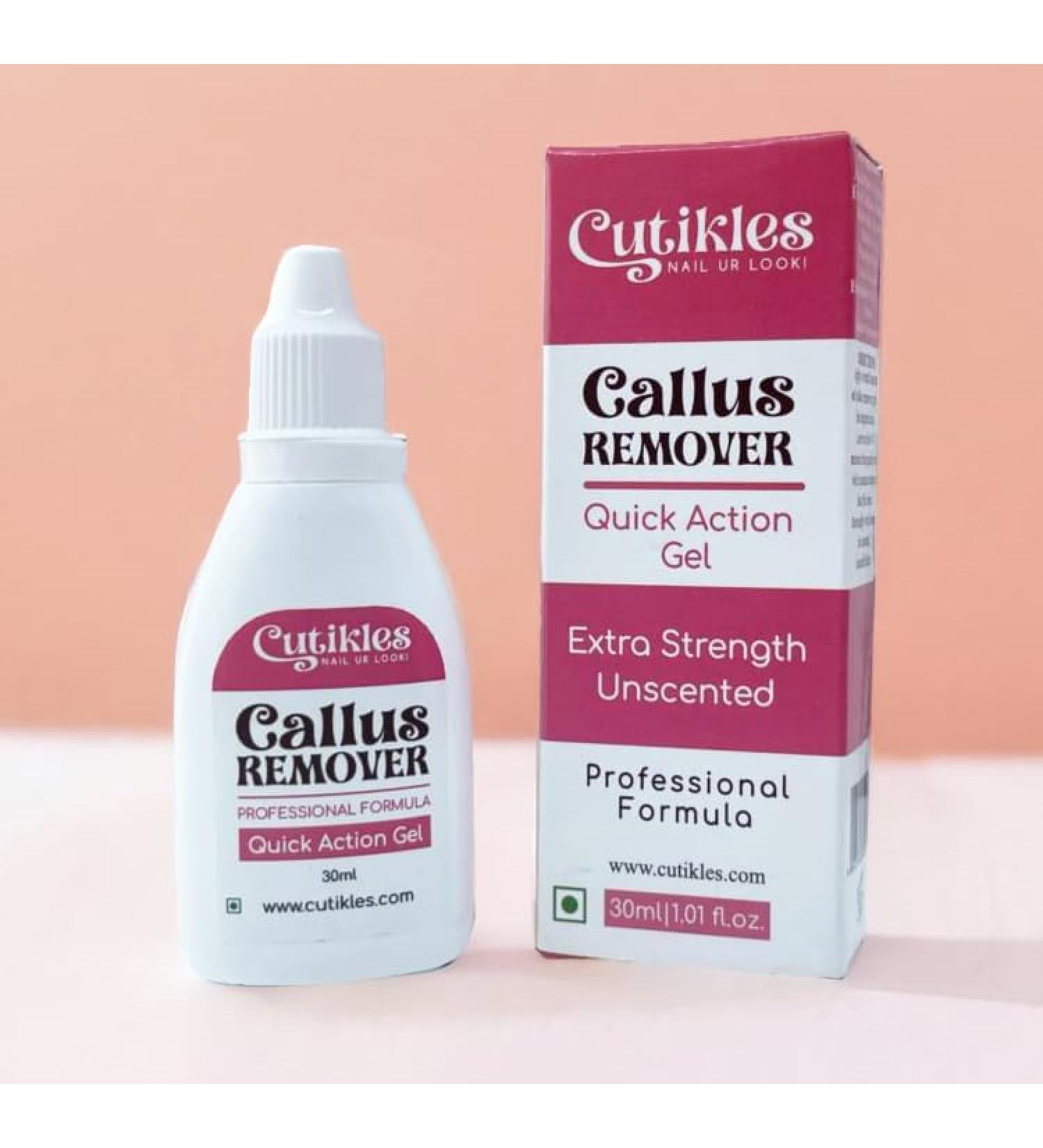Cutikles Professional Callus Remover Gel for Feet Extra Strength Gel Instantly Removes Tough Quality Pedicures at Home - 1 Fl Oz - Buy Online on GoSupps.com
