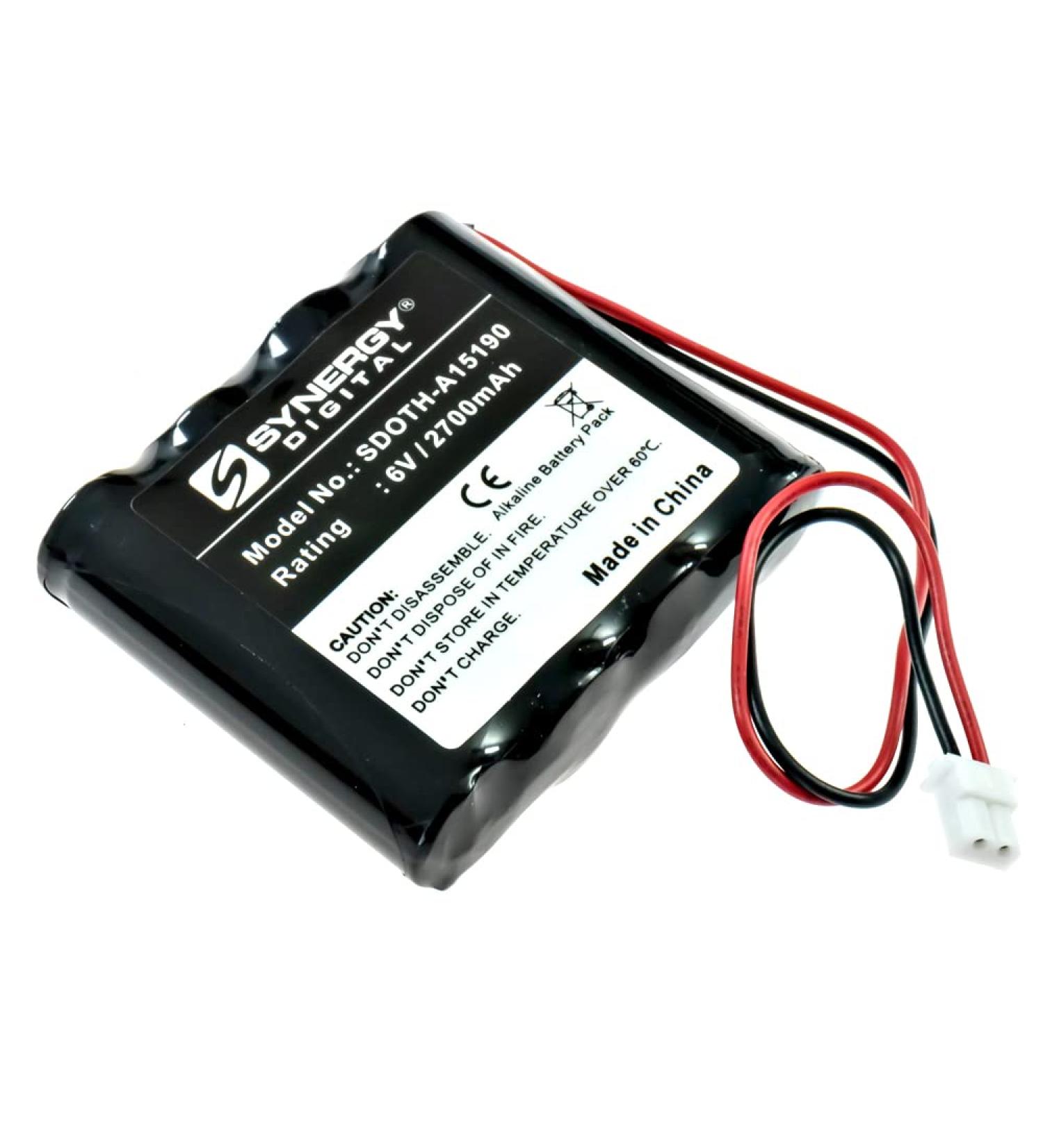 Buy Synergy Digital Personal Care Battery - 6V 2700mAh Alkaline Replacement for GP GPRHORW01018 - Ultra High Capacity International Shipping - Buy Online on GoSupps.com