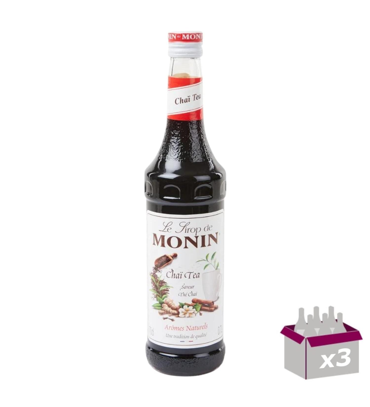 Set of 3 Syrup Chai Tea 70 cl