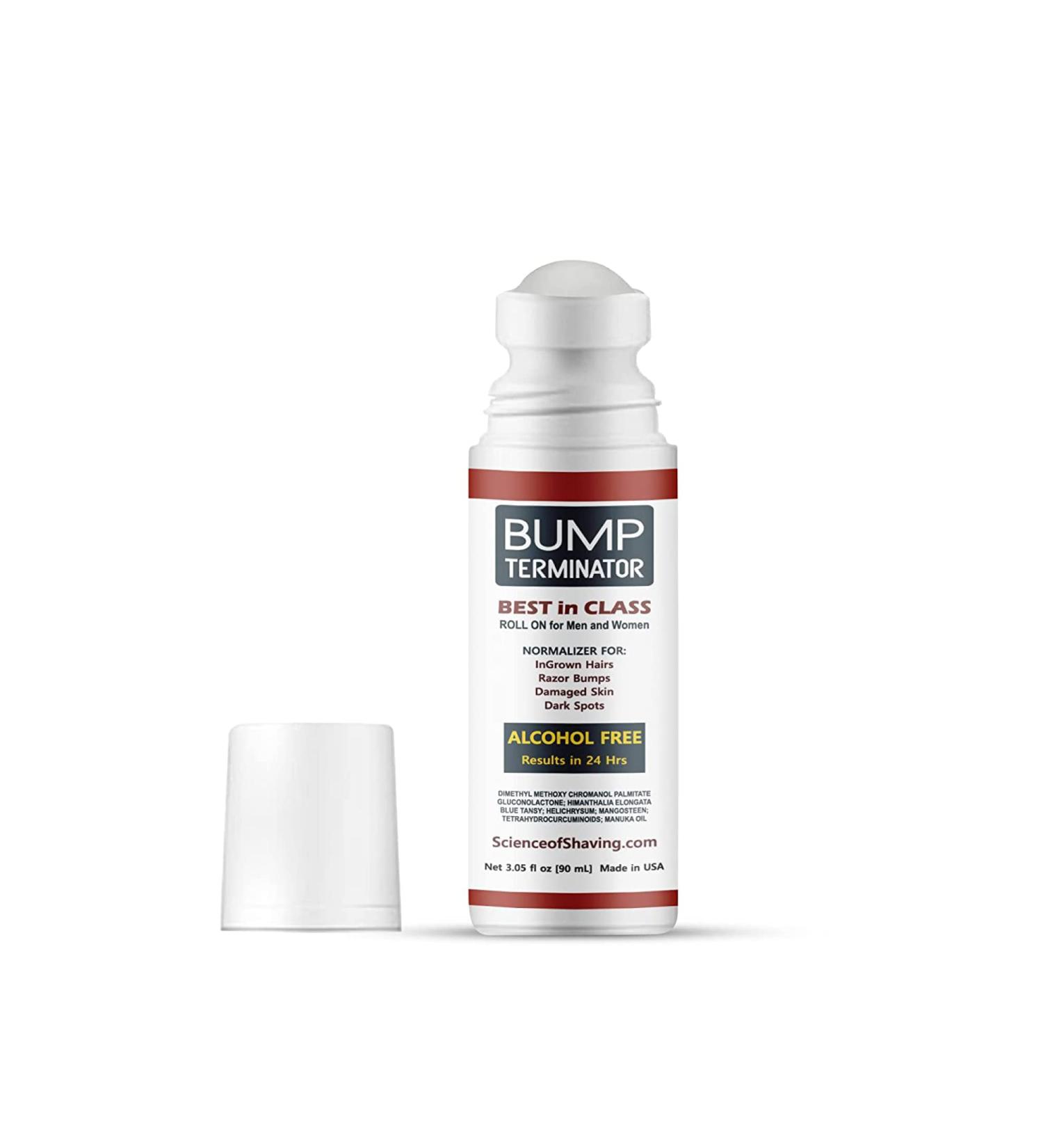 BREEJ Bump Terminator | Alcohol-Free Razor Bump & Ingrown Hair Treatment | Unisex Roll-On for Face Neck Bikini Legs & More - International Shipping - Buy Online on GoSupps.com