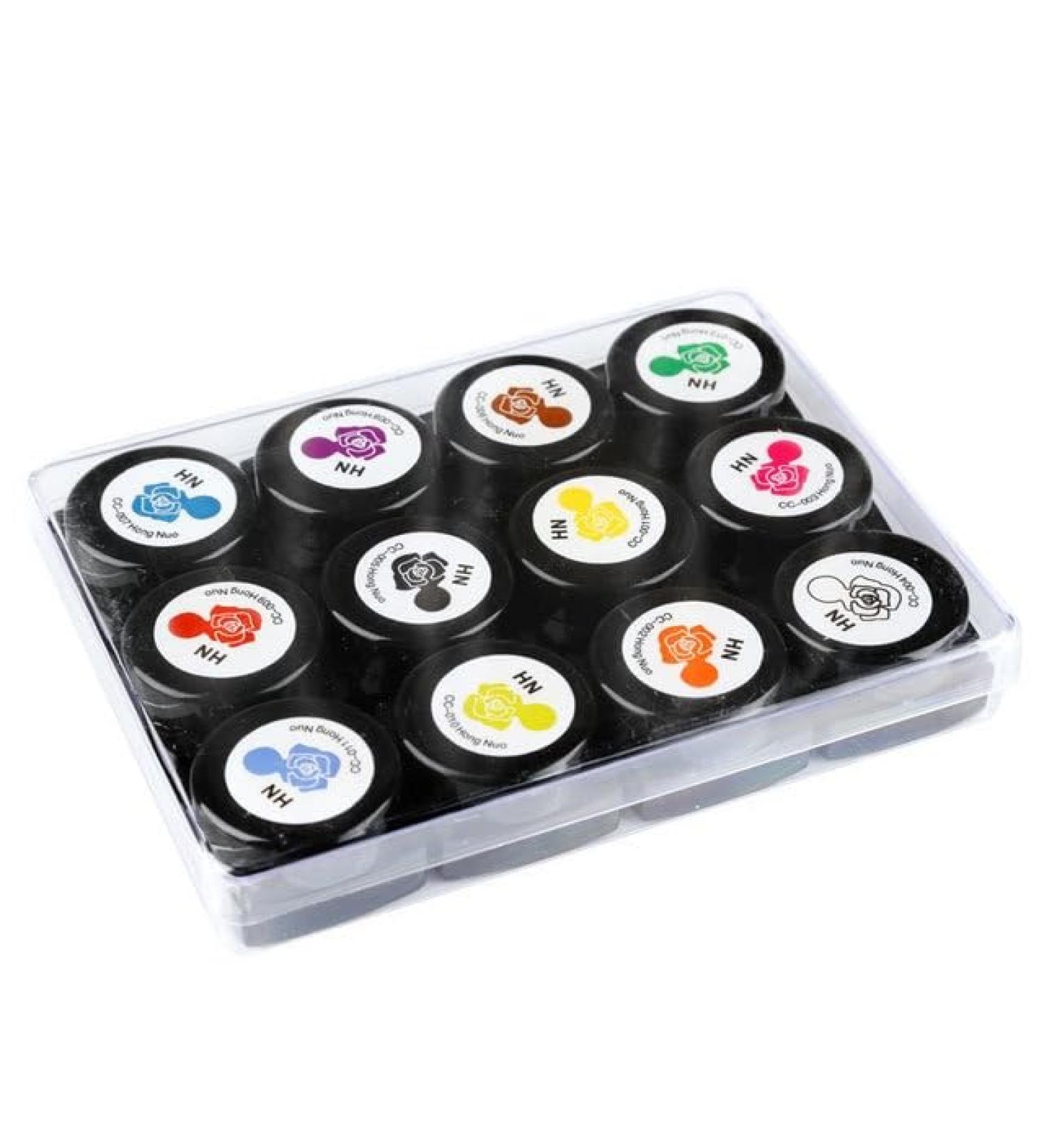 12 Colors Sculpture Nail Gel 3D Carved Plasticine UV Gel Varnish Creative DIY Nail Art Painting 3D Gel - (Color: Nail Carving Gel) - Buy Online on GoSupps.com