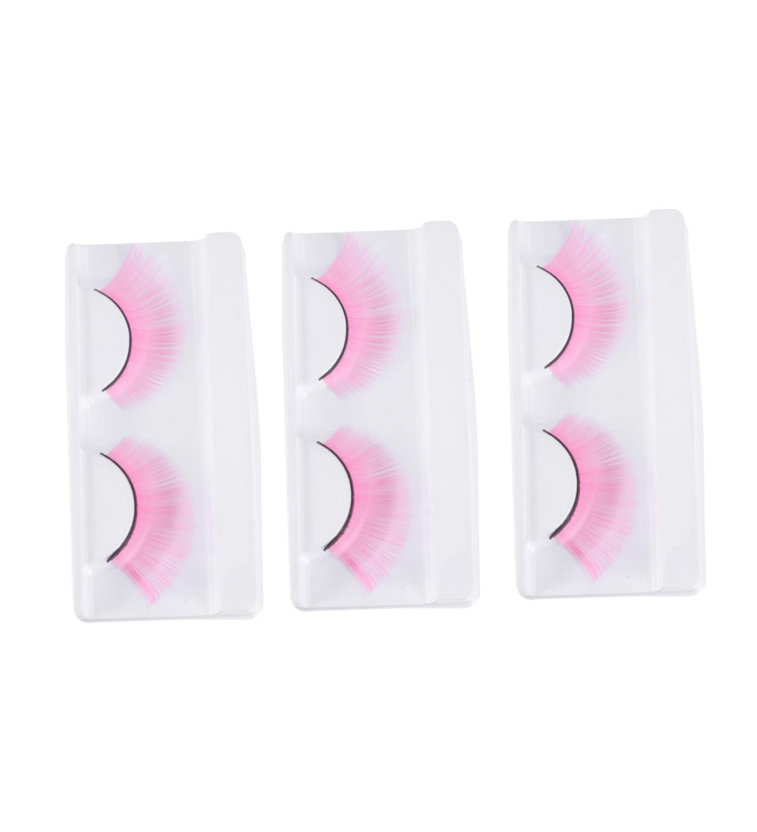 ABOOFAN 3 Pairs Black False Eyelashes Halloween Costume Eyelashes Face Eyelashes Halloween False Eyelashes for Women Halloween Eyelashes Extension Party Eyelashes Cosplay 3d Accessories - Buy Online on GoSupps.com