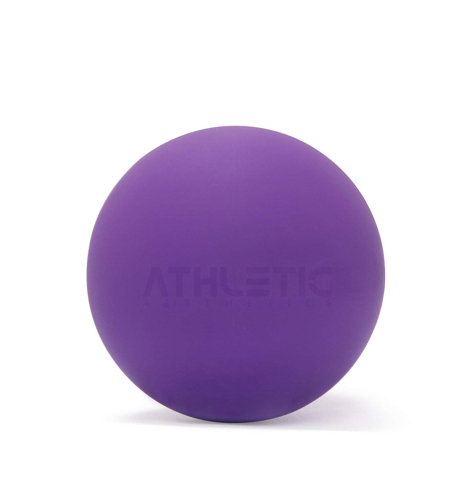 Massage Ball 6cm | Lacrosse & Fascia Ball for Self-Massage & Trigger Point Therapy - Purple - Buy Online on GoSupps.com
