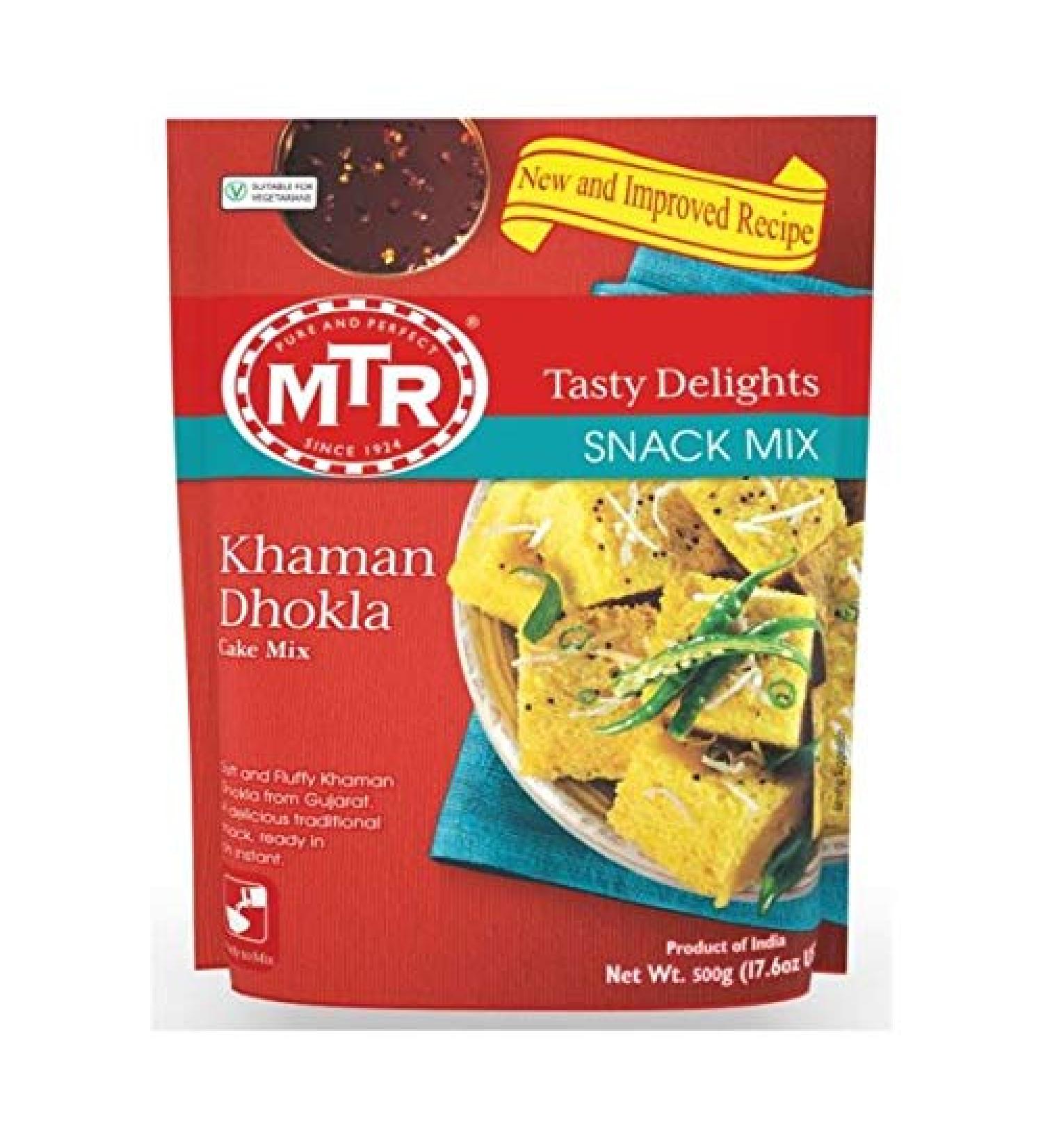MTR - Khaman Dhokla (soft and fluffy Khaman Dhokla) - 500g - Pack of 3
