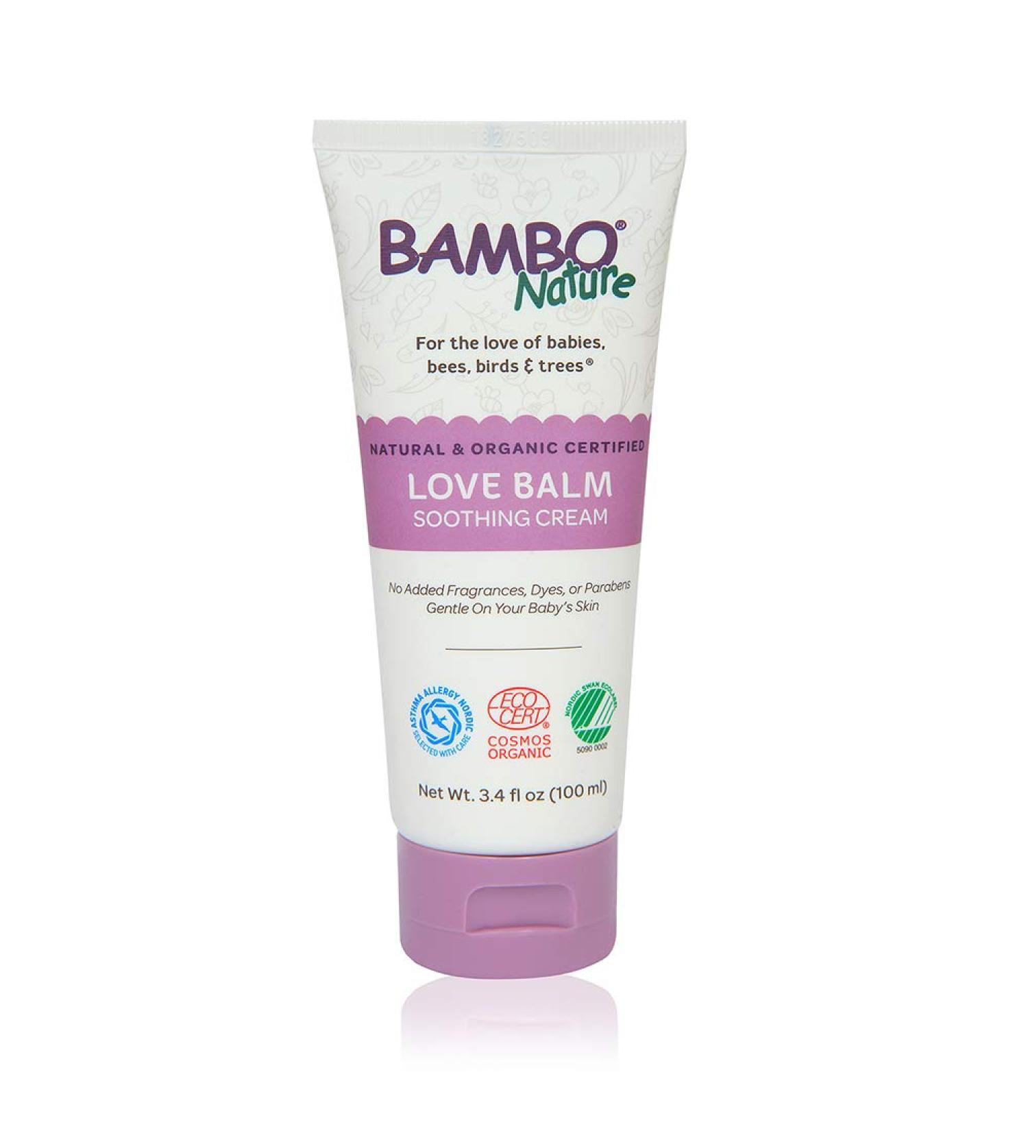 Bambo Nature Love Balm Soothing Cream - 3.4 fl oz (100 ml) | Organic Skin Care - Buy Online on GoSupps.com