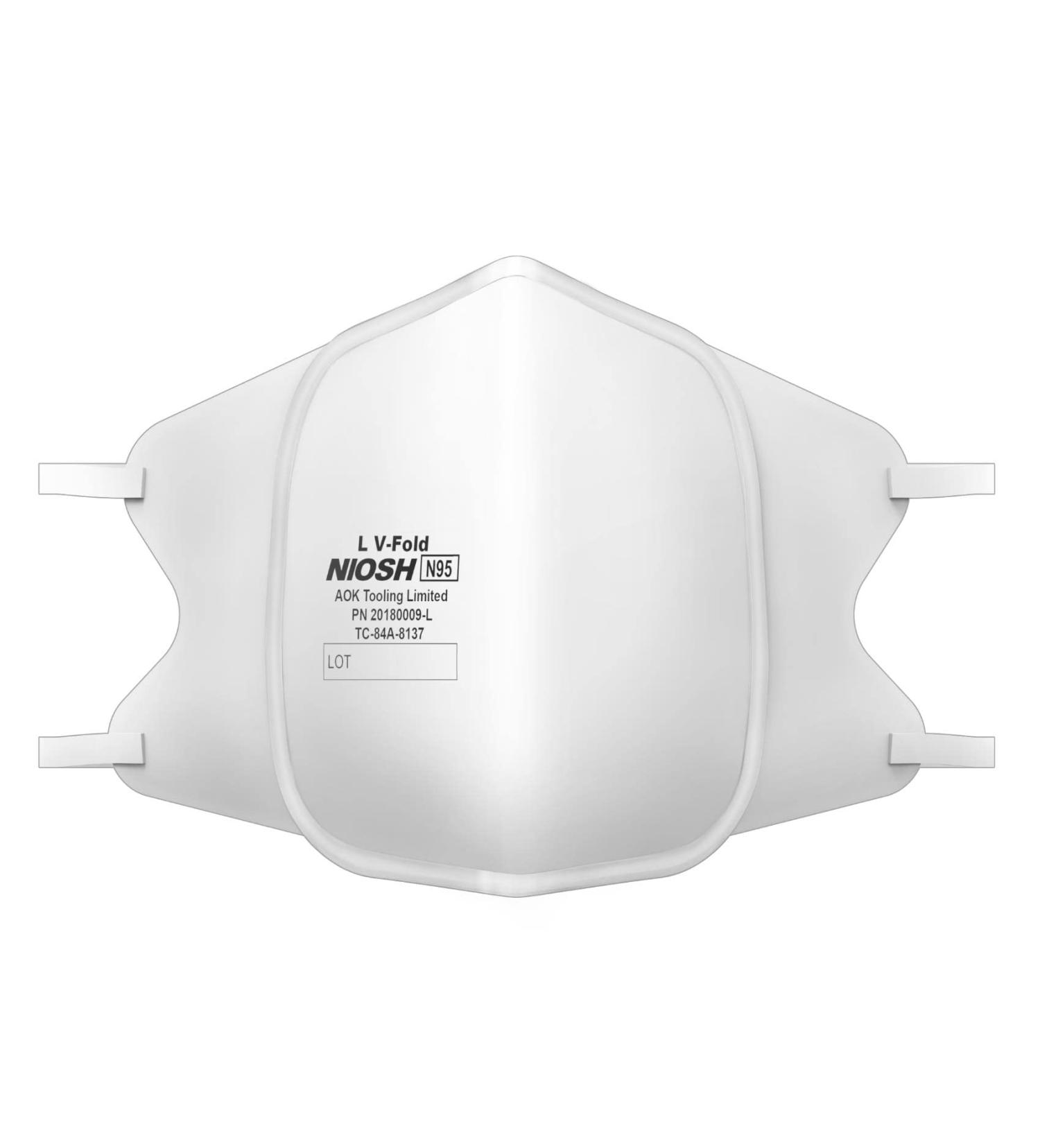 MAGID N95 Respirator Masks (Medium) - 10 Pack | Metal Nose Clip, Latex-Free Elastic Headband, Triple Layer Construction | Foldable Design - Buy Online on GoSupps.com