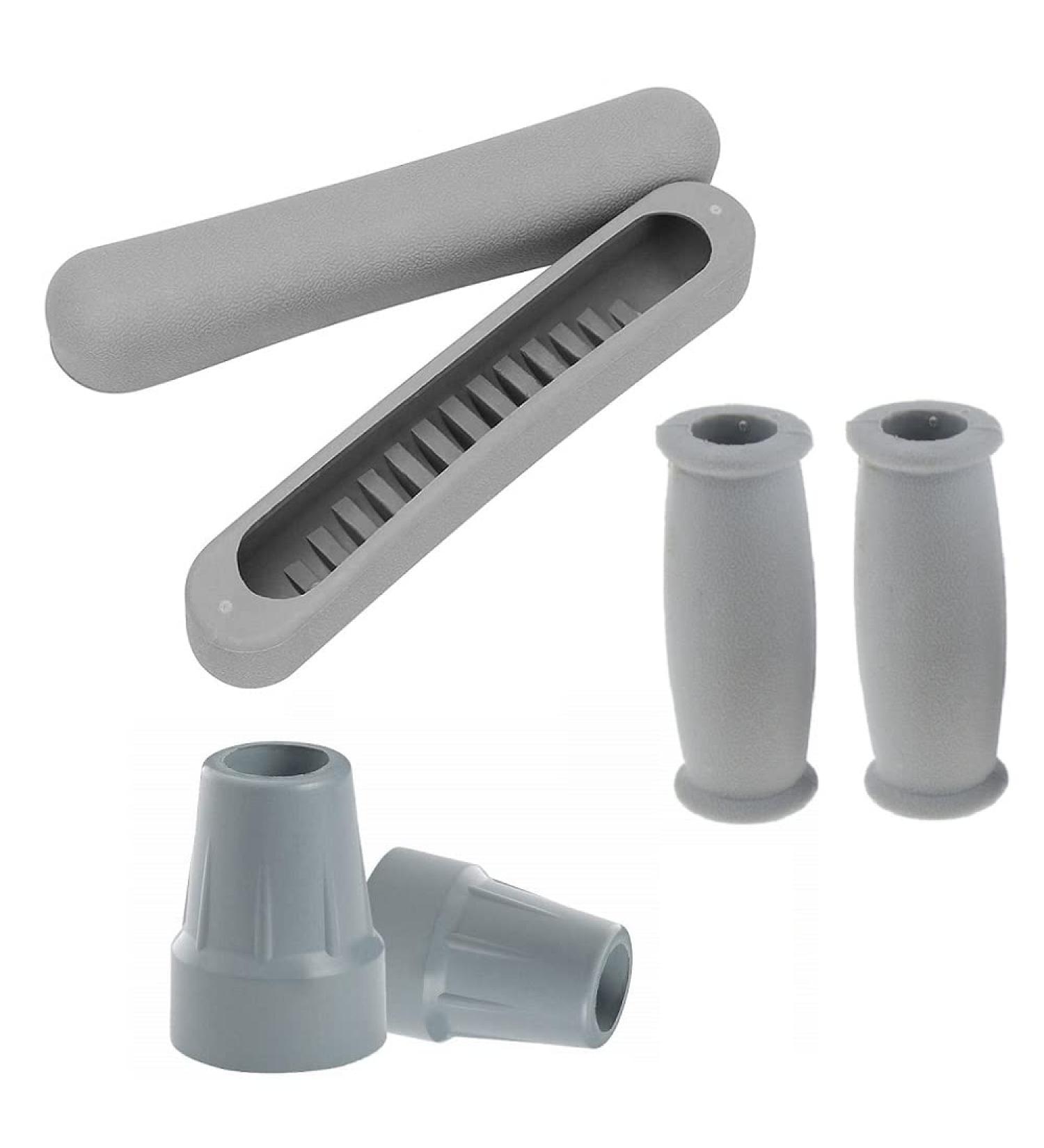 UU-ZHANG Crutch Kit - Armpit Handle Cover & Foot Pad Set for Standard Aluminum Crutch - Buy Online on GoSupps.com