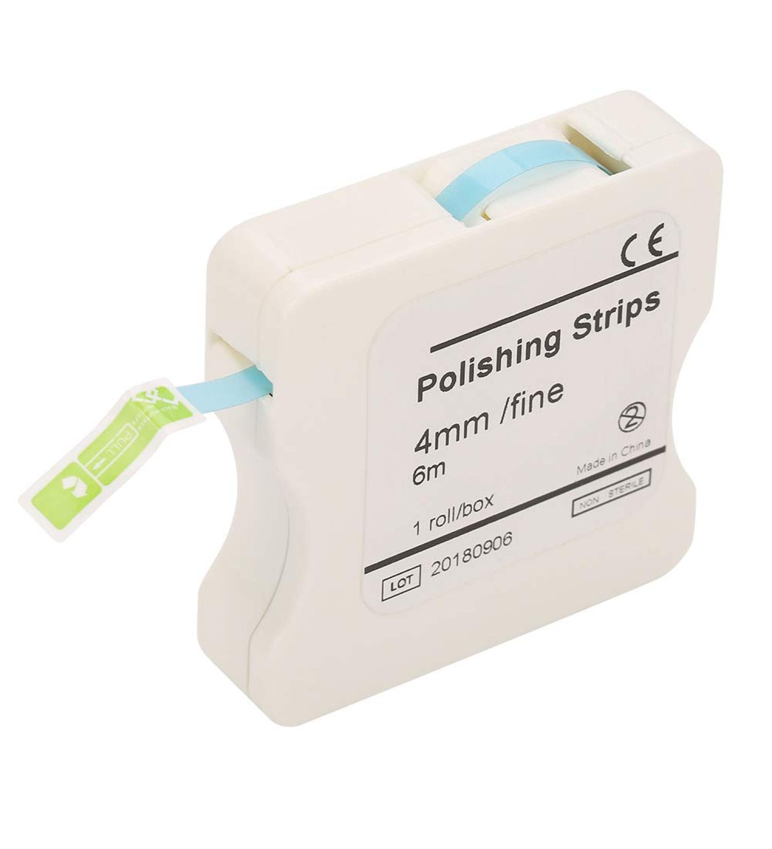 Tooth Polishing Strips - Oral B Polish Fine 4mm x 6m Interdental Care Tool for Teeth Brightening & Grinding (Blue) - Buy Online on GoSupps.com