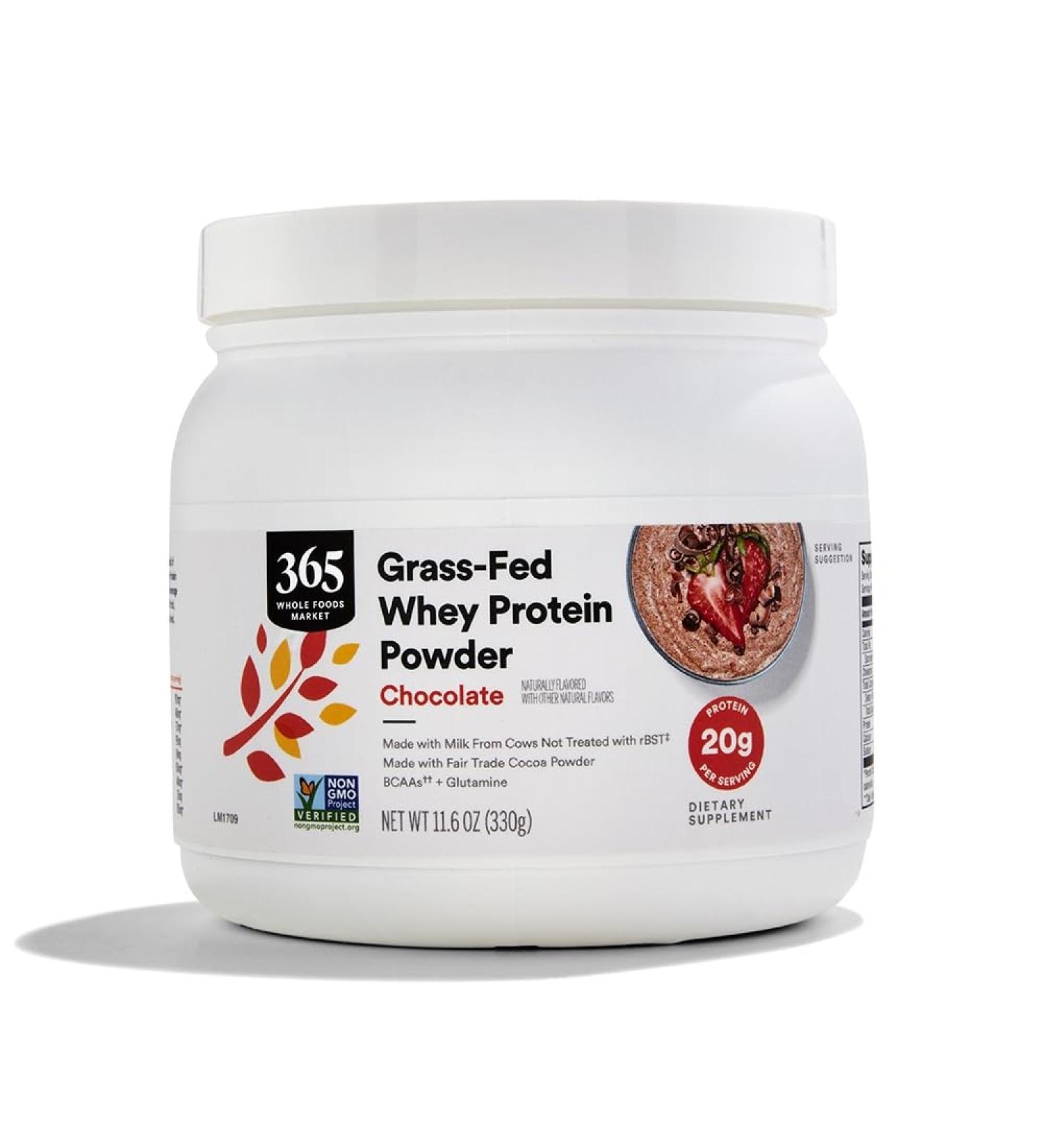 365 by Whole Foods Market Protein Whey Grassfed Chocolate 11.6 Ounce