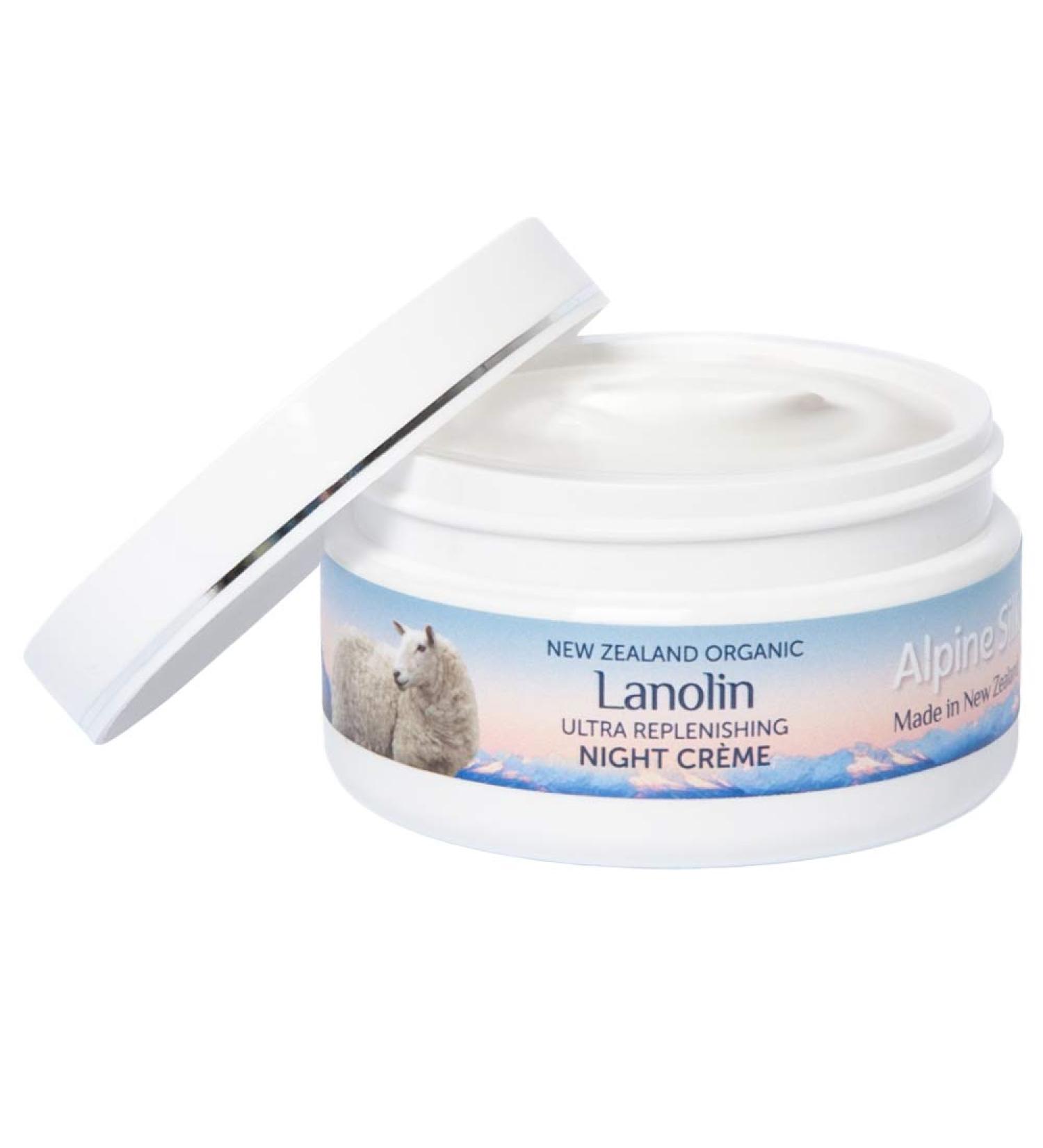 Organic Lanolin Ultra Replenishing Night Cream 100 Grams (1 pot) 3.5 Ounce (Pack of 1) - Buy Online on GoSupps.com