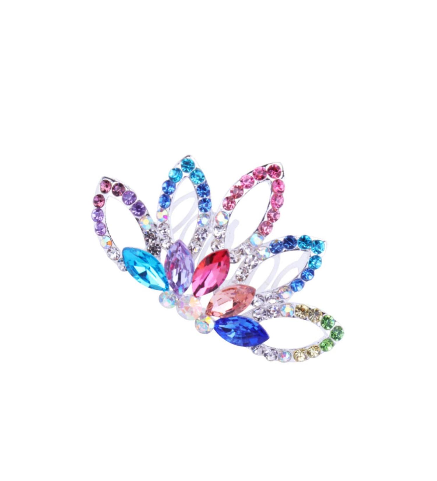 SOESFOUFU 1pc Women Hair Comb Flower Girl Hair Accessory Wedding Hair Clip Hair Ribbons for Girls Hair Bands Bridal Comb Kids Barrettes Tiara Crown Hair Ring Women's - Buy Online on GoSupps.com