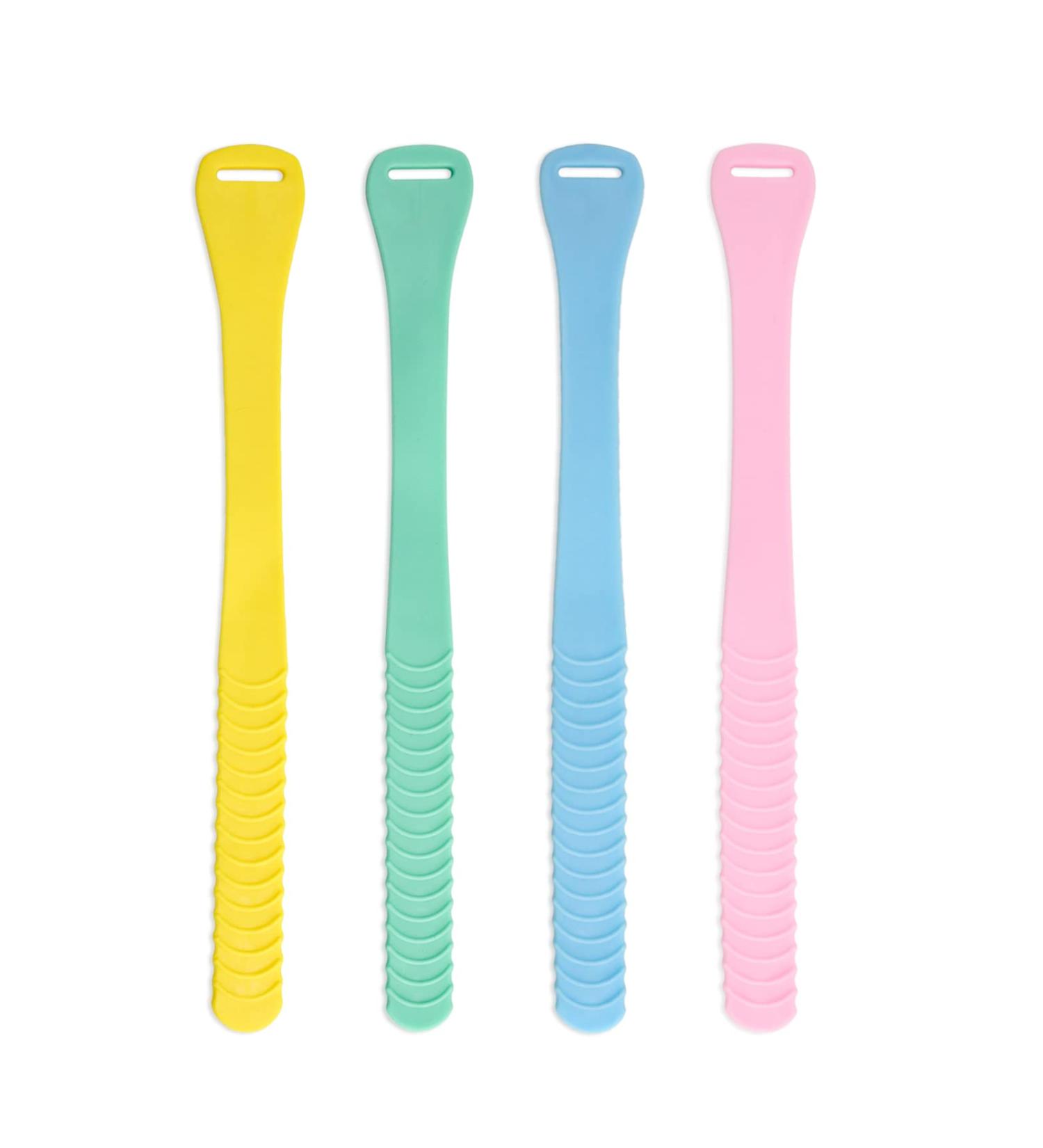 4 PCS Toilet Seat Lifter Handle Silicone Strip Toilet Lid Lifter Touch Free Toilet Seat Cover Lift Handle Holder Bathroom Accessories for Home Office Hotel (4 Colors) - Buy Online on GoSupps.com