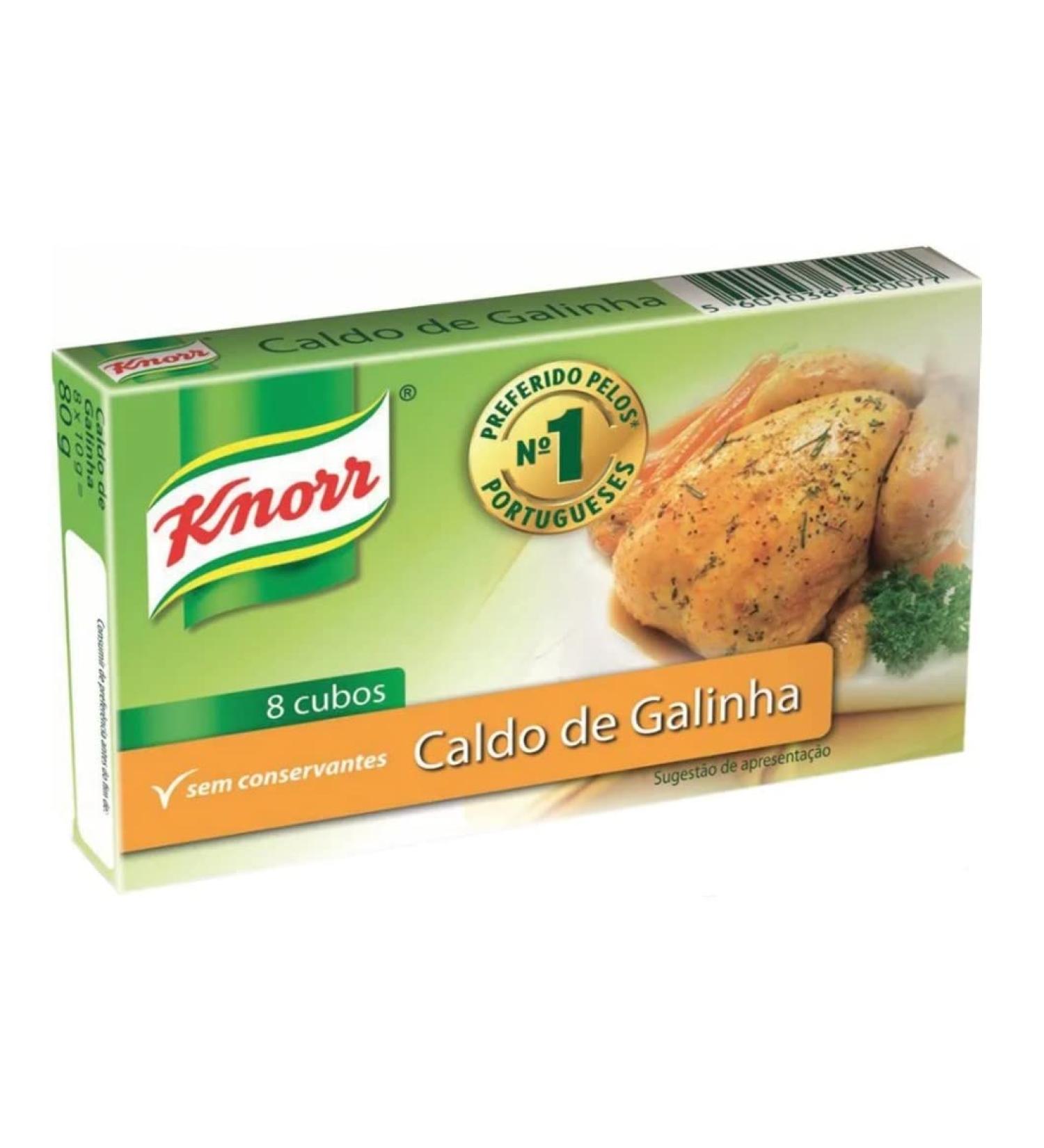 Knorr Bouillon Stock Cubes 80g (Chicken) - Flavorful Chicken Stock for Delicious Recipes - Buy Online on GoSupps.com