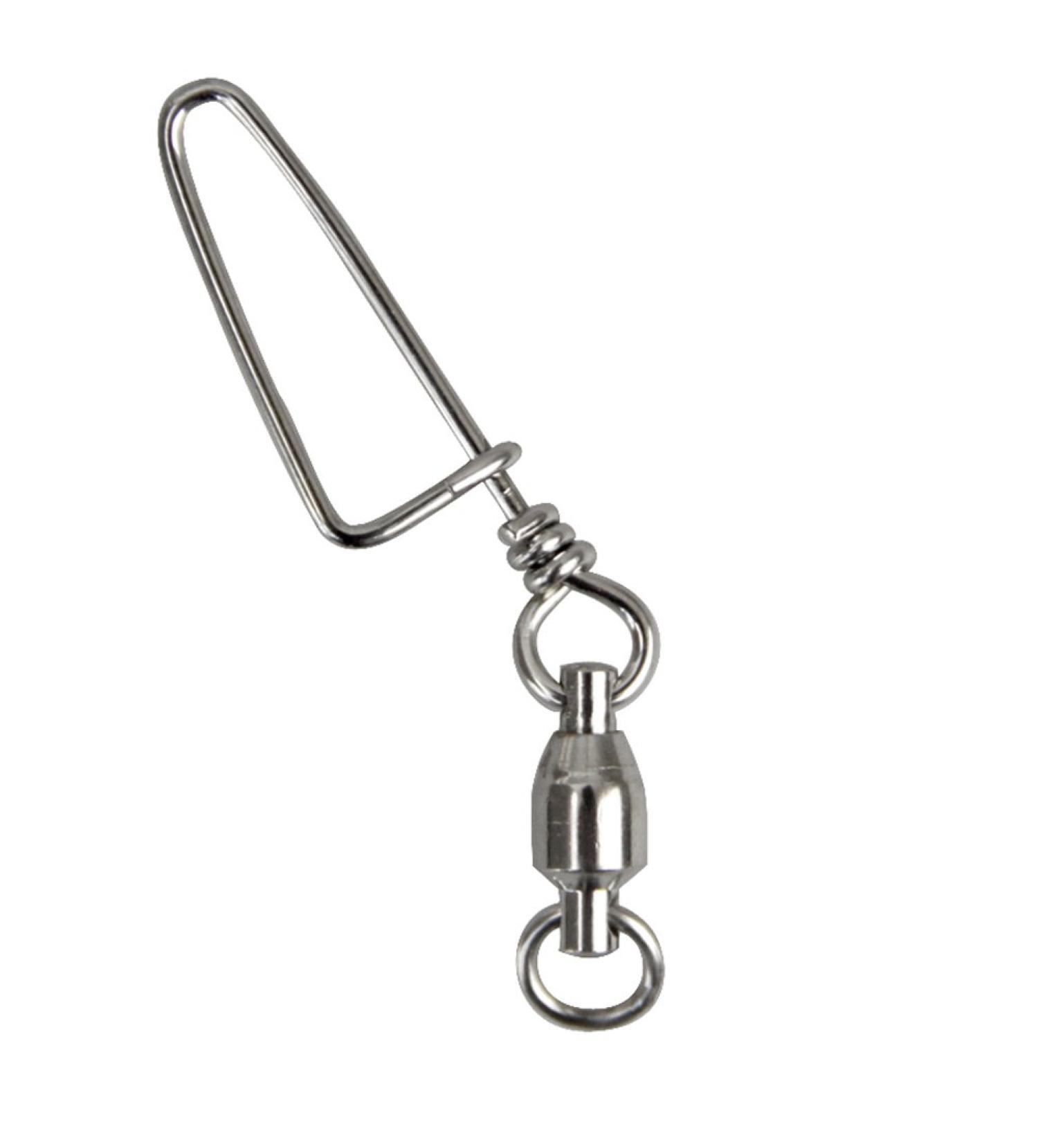 Emma Kites Fishing Swivel with Coastlock Snap Ball Bearing - 10pcs 8# - 200lb - Buy Online on GoSupps.com