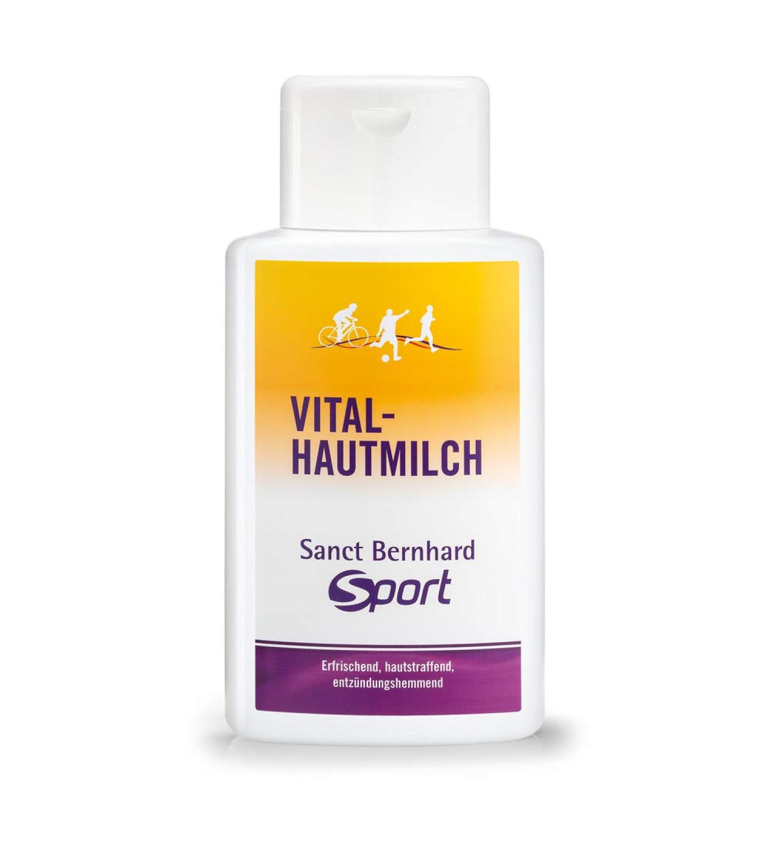 Sanct Bernhard Sport Vital Skin Milk with Horse Chestnut Hamamelis Content 500 ml