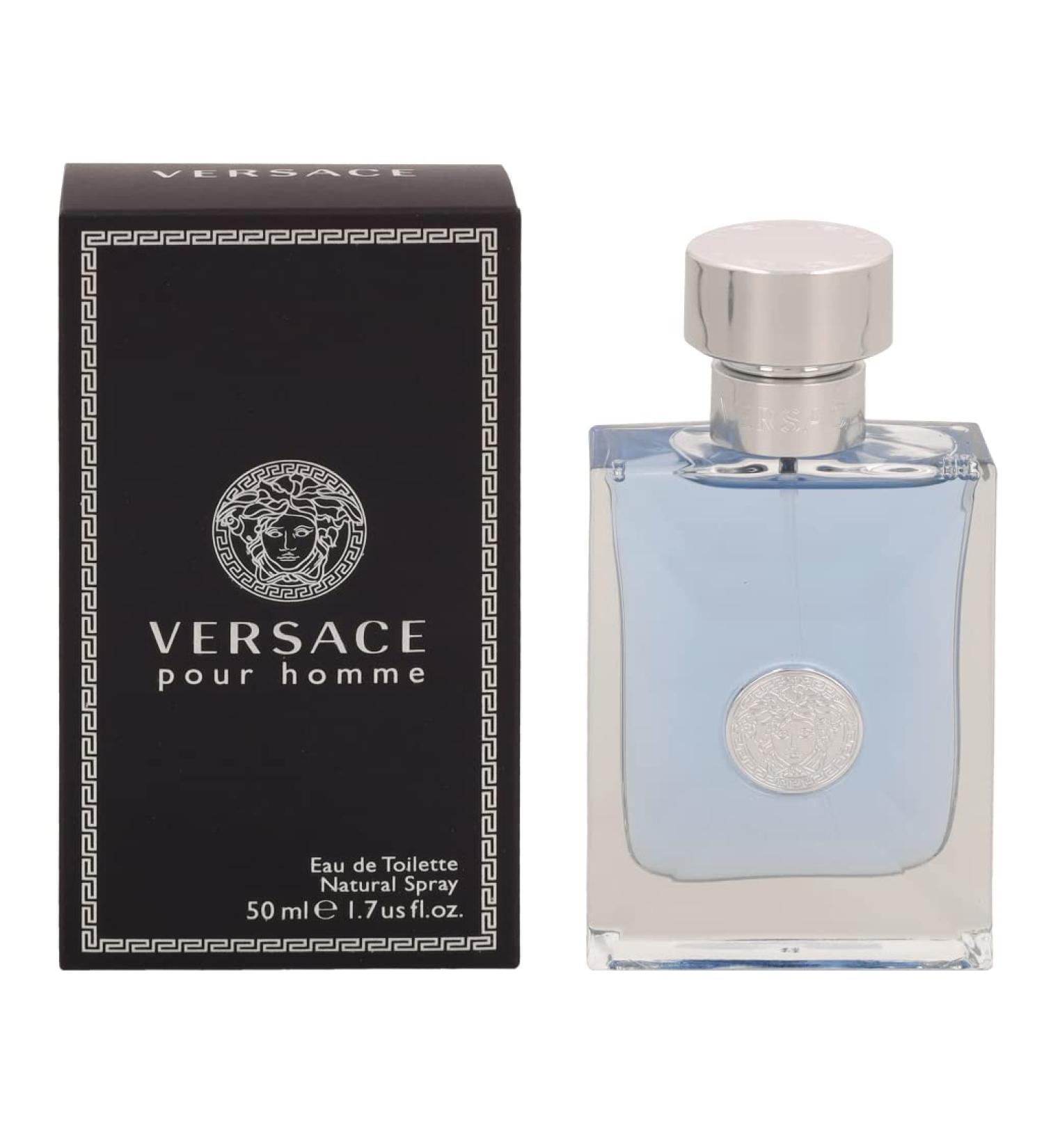 VERSACE POUR HOMME 1.7 EDT SP 1.7 Fl Oz (Pack of 1) Fresh - Buy Online on GoSupps.com