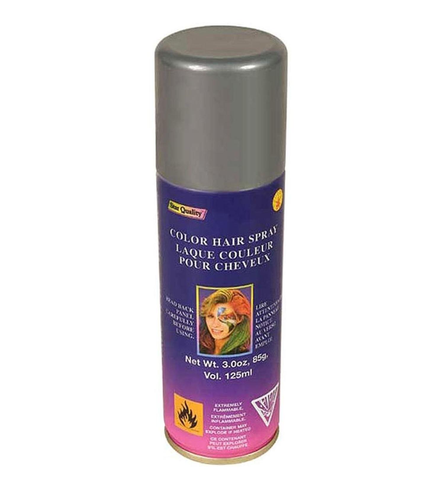 Silver Color Hair Spray Costume Accessory (12.3 ounces)