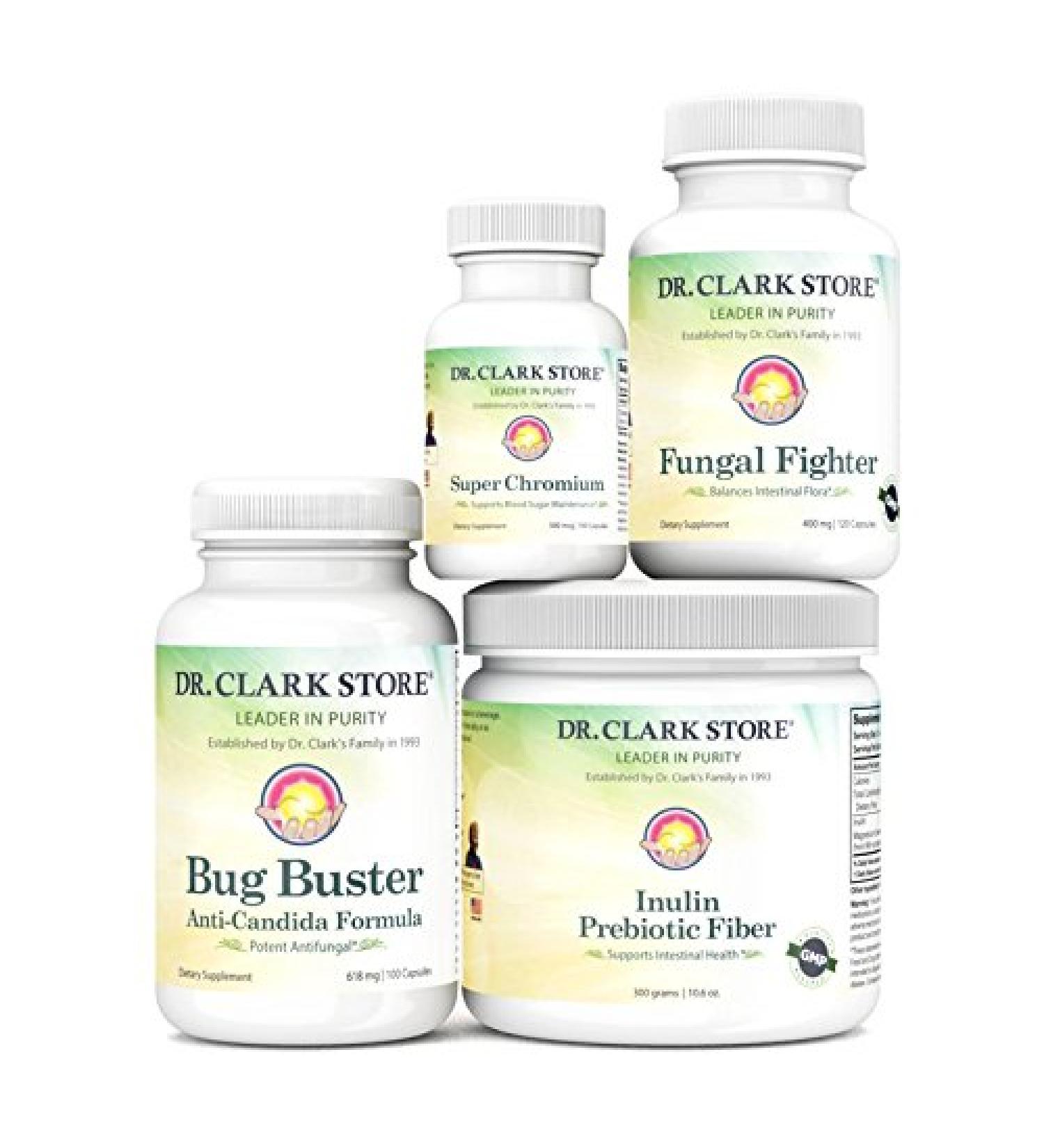 Dr. Clark Store Candida Cleanse - Potent Anti-Fungal Formula for Effective Relief | Shop Internationally - Buy Online on GoSupps.com