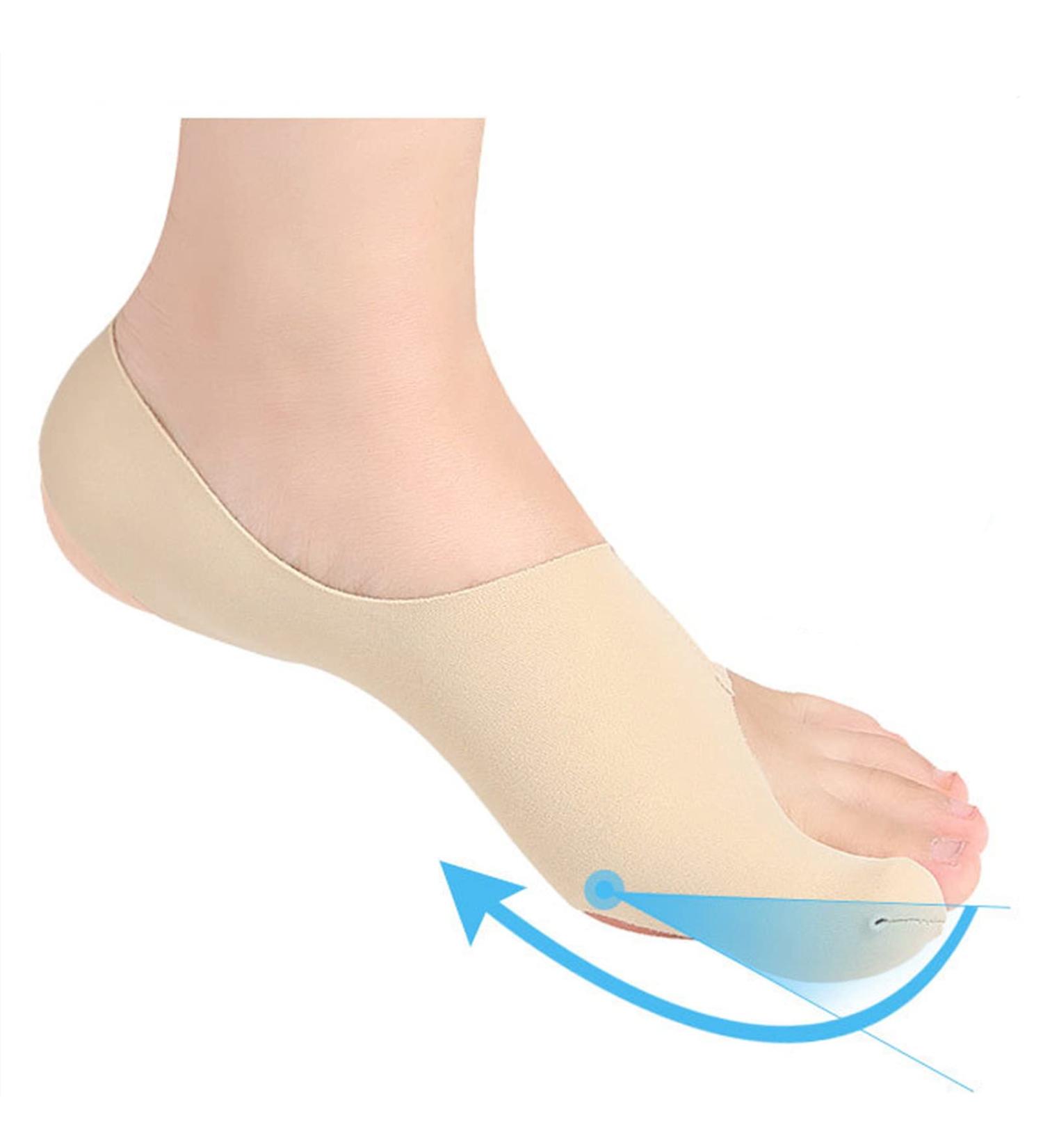 ZJchao Bunion Splint Sleeve - 2 Pairs Bunion Corrector Socks for Pain Relief & Hallux Valgus Treatment for Men & Women - Buy Online on GoSupps.com