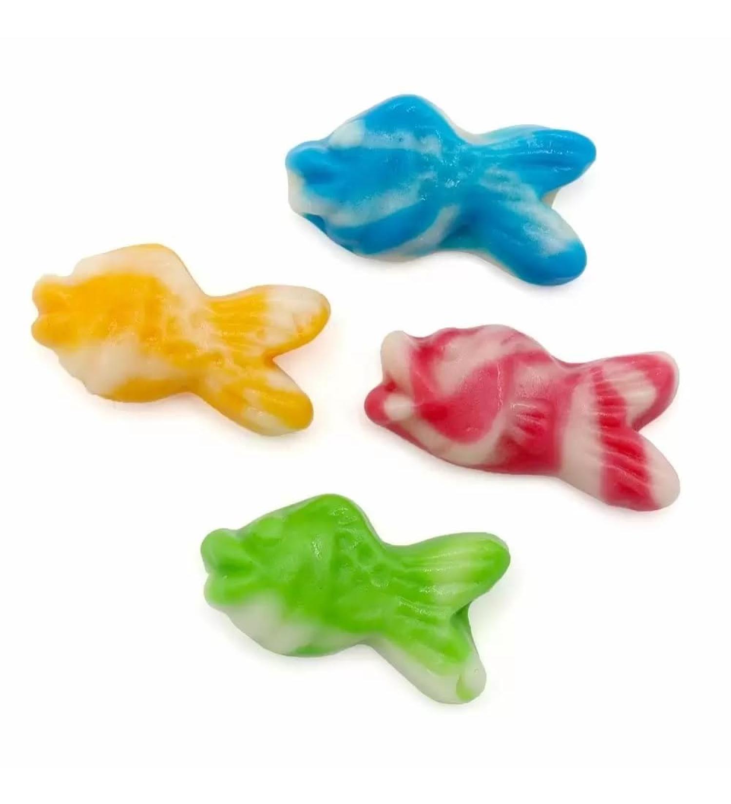 Kingsway Swirly Fish Fruit Flavour Gummy Sweet Candy Buffet Pick n Mix 500g - Buy Online on GoSupps.com