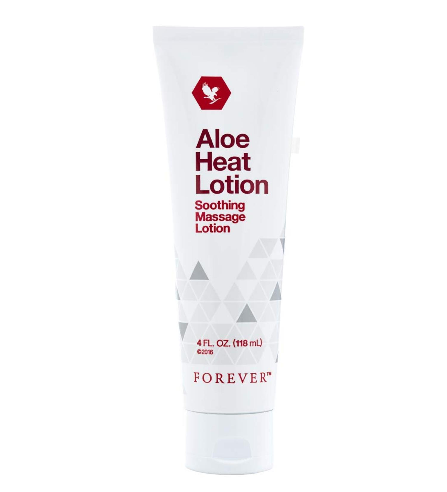Forever Aloe Heat Lotion 4 fl. oz. - Soothing Massage Lotion - Buy Online on GoSupps.com