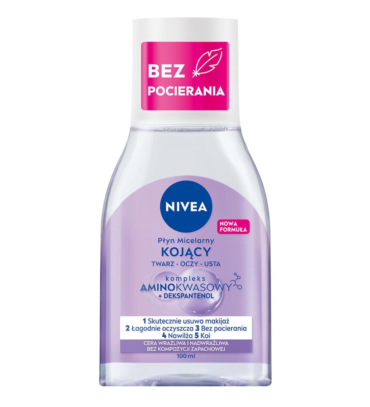 NIVEA Nourishing Micelar Fluid for Sensitive and Sensitive Skin 100 ml - Buy Online on GoSupps.com