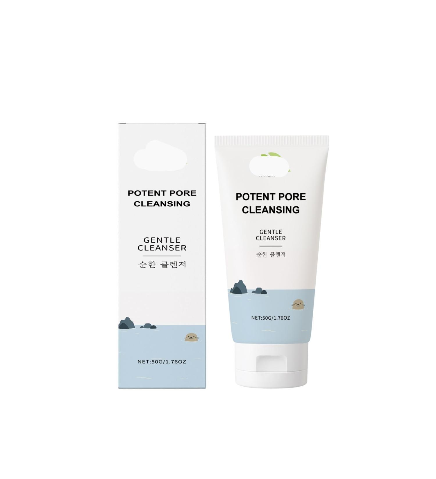Nettoyant Visage Hydratant - Nettoyage Doux claircissant En Profondeur Des Pores Avec Acide Hyaluronique Contr le Du S bum Et R duction Points Noirs(1PCS) 1 g (Lot de 1) - Buy Online on GoSupps.com