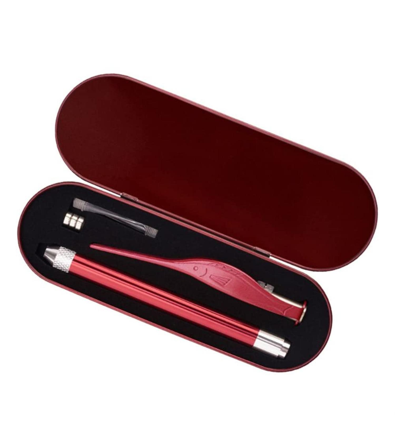 2 pieces of lighted earwax removal tool ear cleaner portable earwax cleaner kit gift set of earwax removal tool for children and family (Red) - Buy Online on GoSupps.com